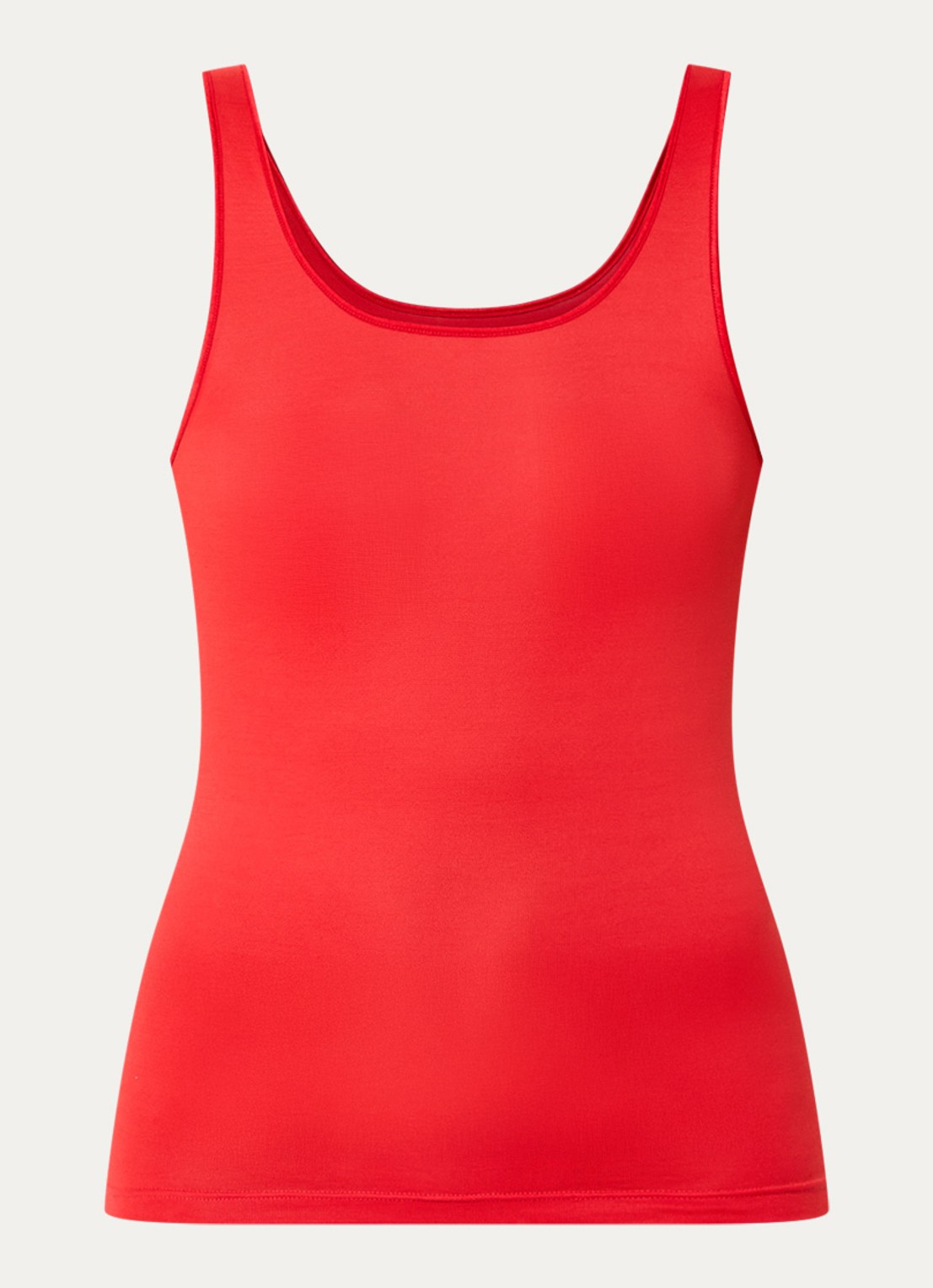 Mey Pyjama top met ronde hals - voorkant 3 rood