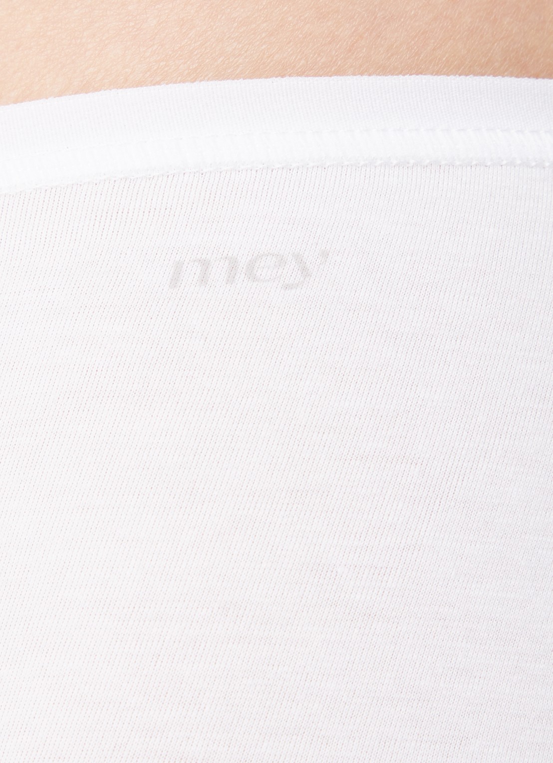 Mey Slip van katoen - detail 3 wit