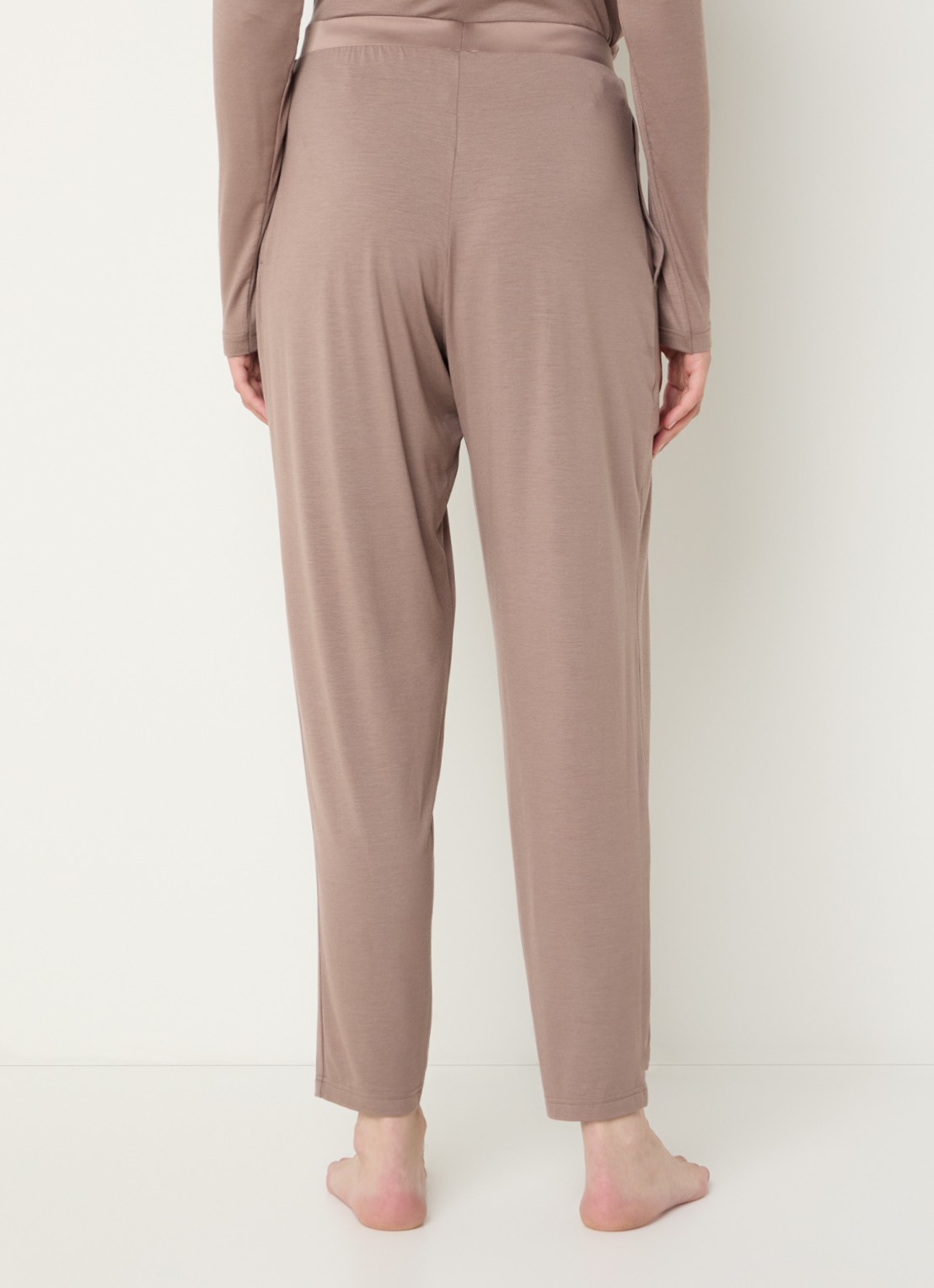 Mey Straight fit pyjamabroek - achterkant 3 taupe
