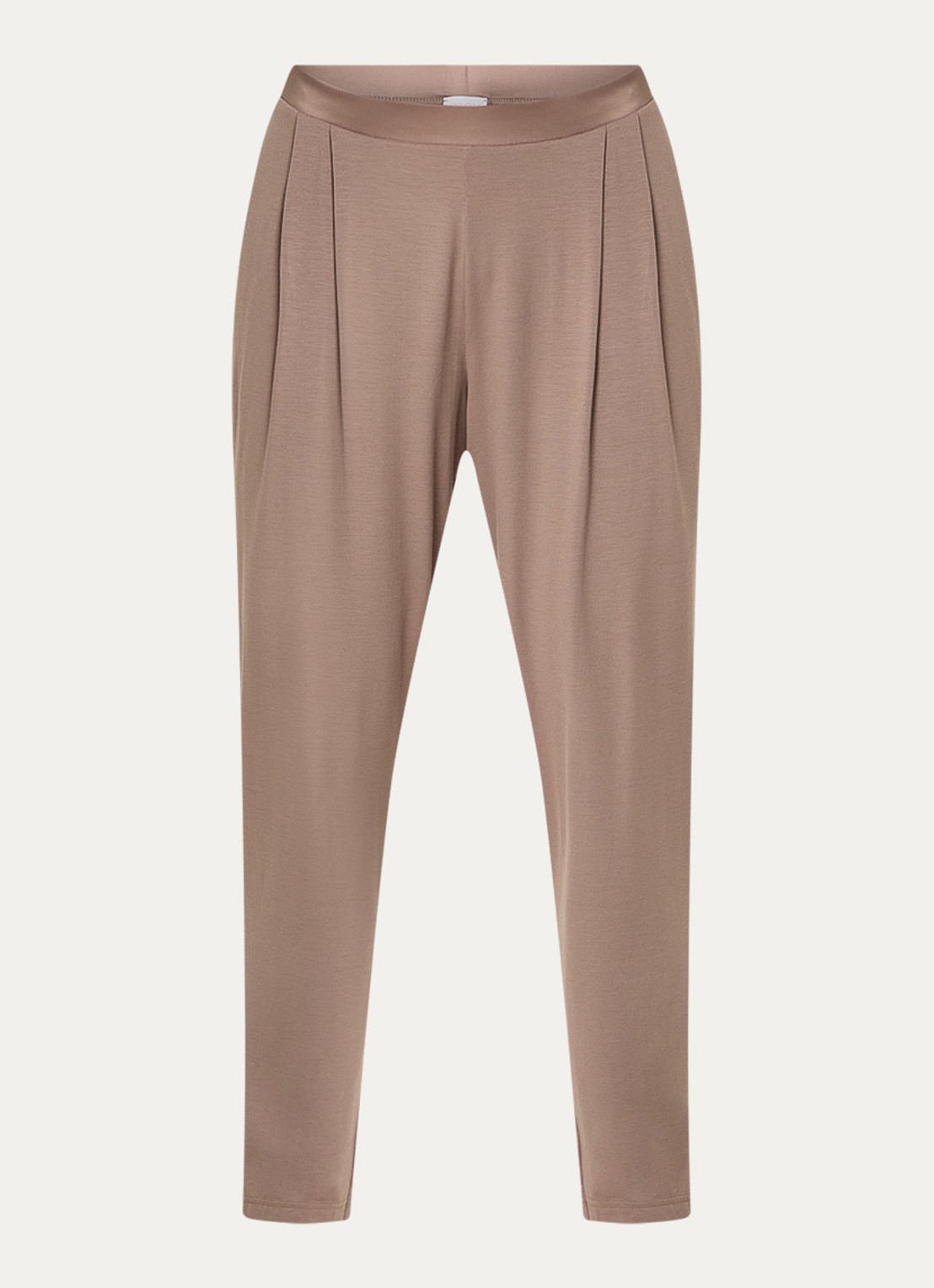 Mey Straight fit pyjamabroek - voorkant taupe