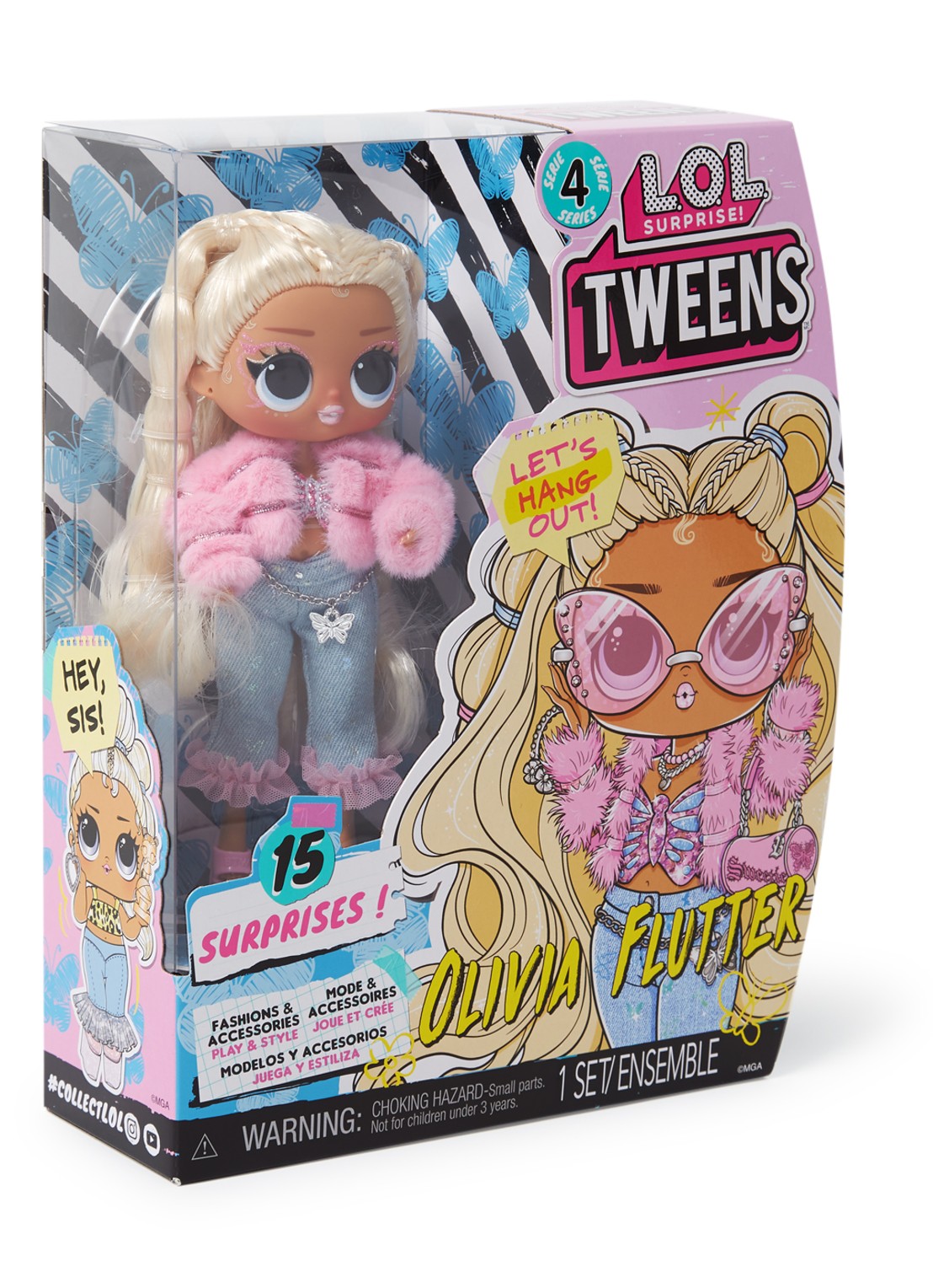 MGA Entertainment L.O.L. Surprise! Tweens Doll - voorkant lichtroze
