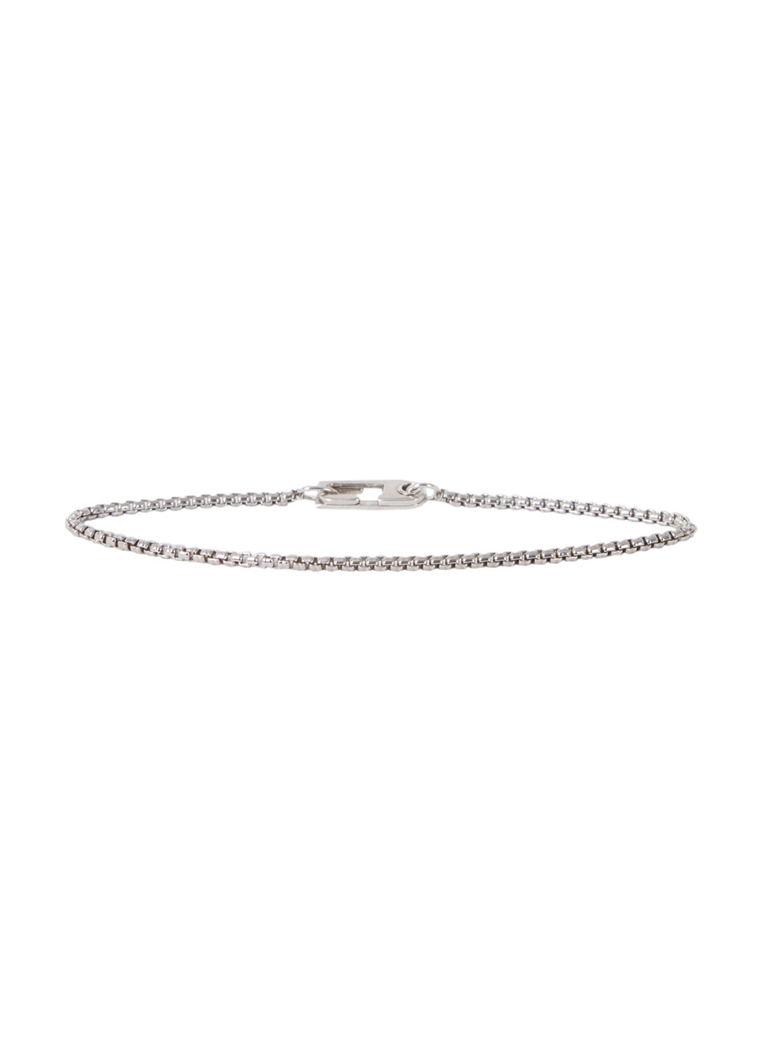 Miansai Annex schakelarmband van zilver - voorkant 2 zilver