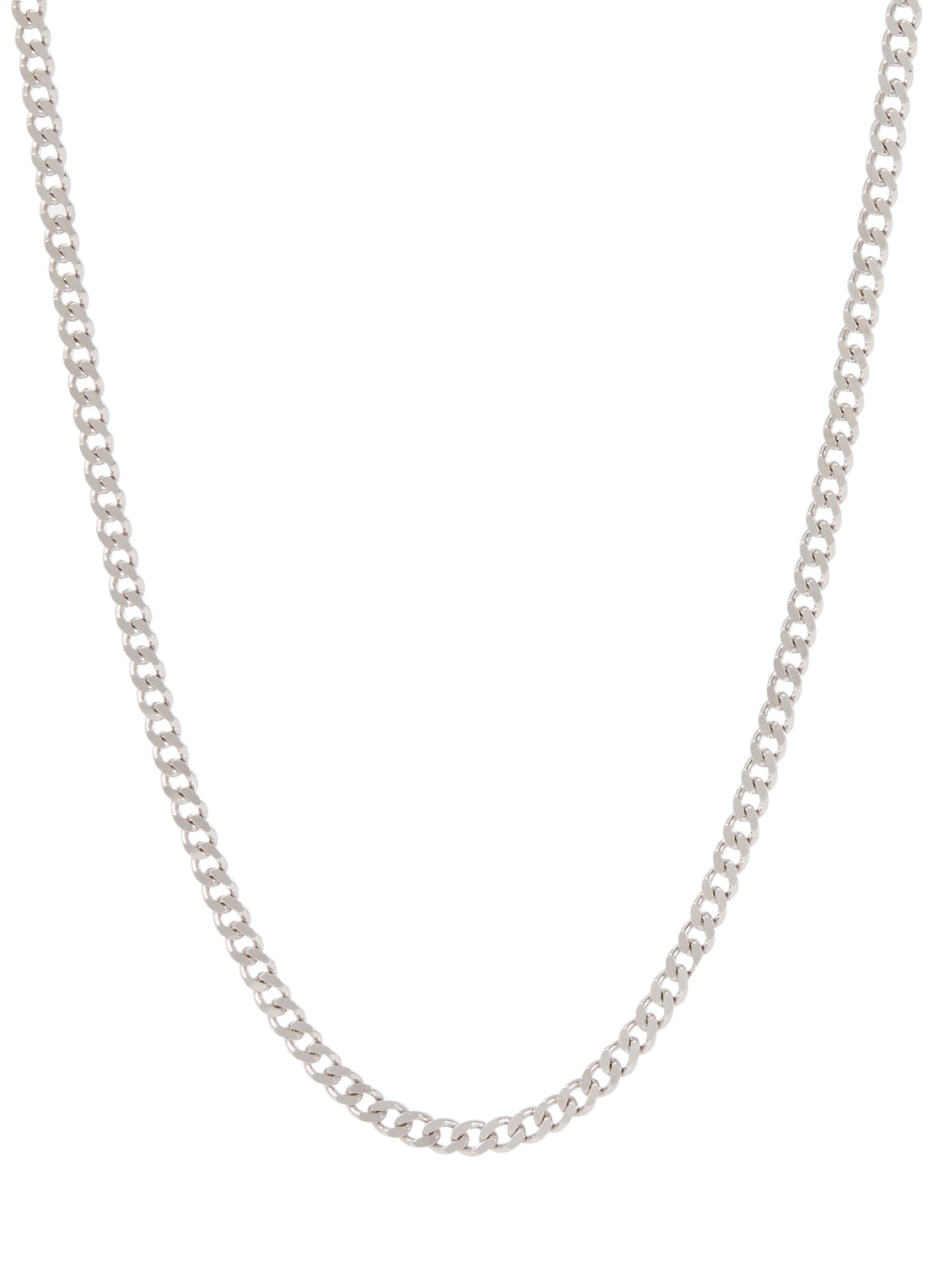 Miansai Cuban schakelketting van zilver - voorkant zilver