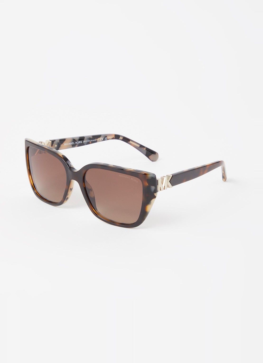 Michael Kors Acadia zonnebril gepolariseerd MK2199 - voorkant bruin