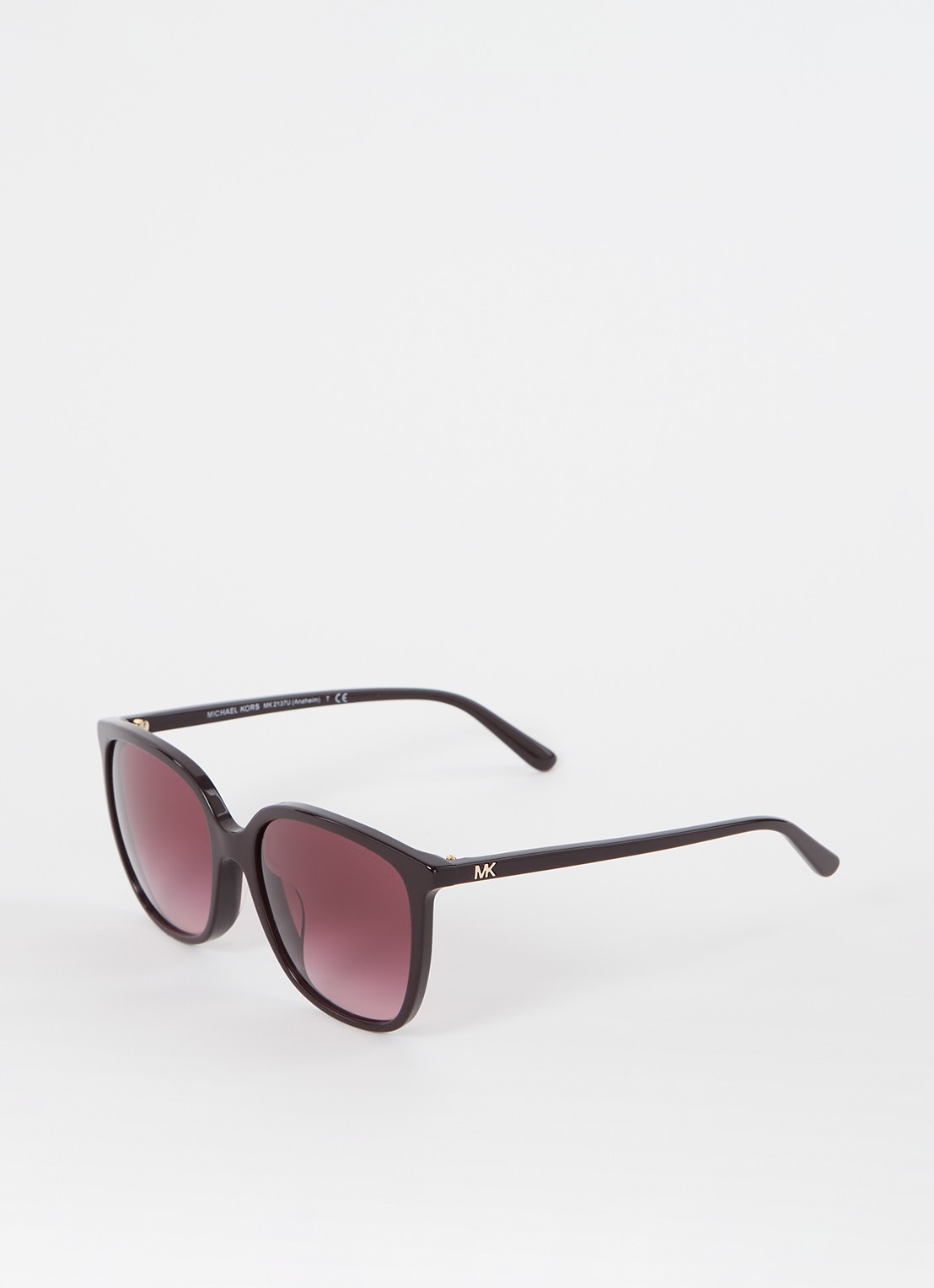 Michael Kors Anaheim zonnebril MK2137U - voorkant 3 aubergine