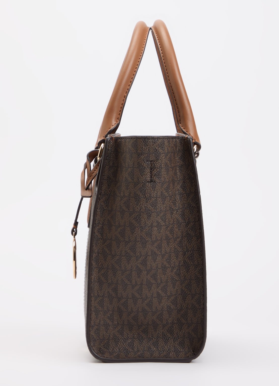 Michael Kors Becca handtas met logoprint en afneembare schouderriem  - detail 5 bruin