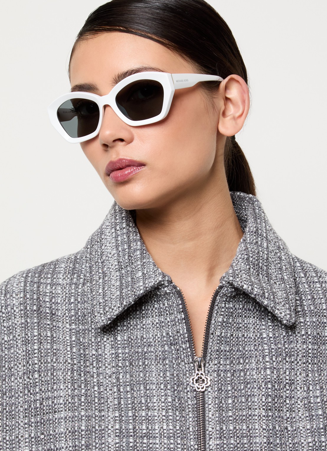 Michael Kors Bel Air zonnebril MK2209U - voorkant 5 wit