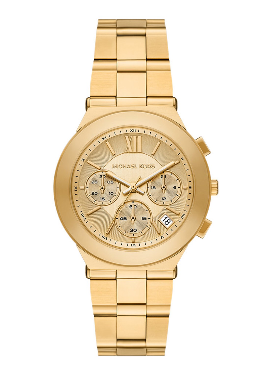 Michael Kors Billie horloge MK7603 - voorkant goud