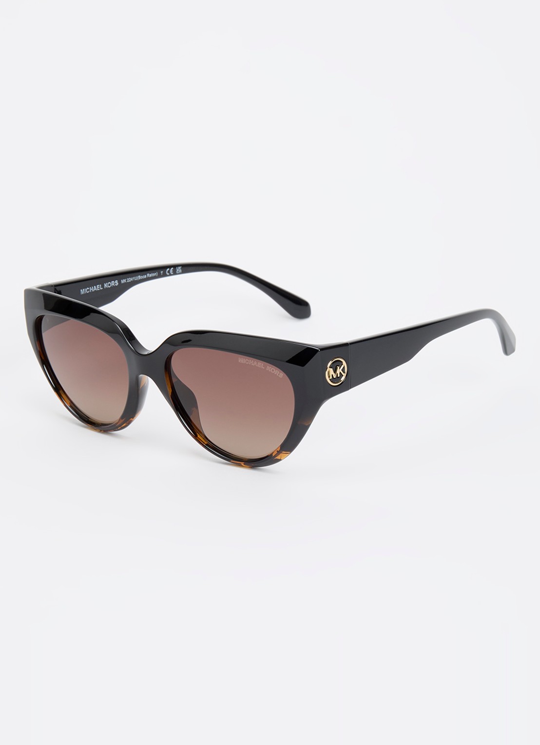 Michael Kors Boca Raton zonnebril gepolariseerd MK2241U - voorkant zwart