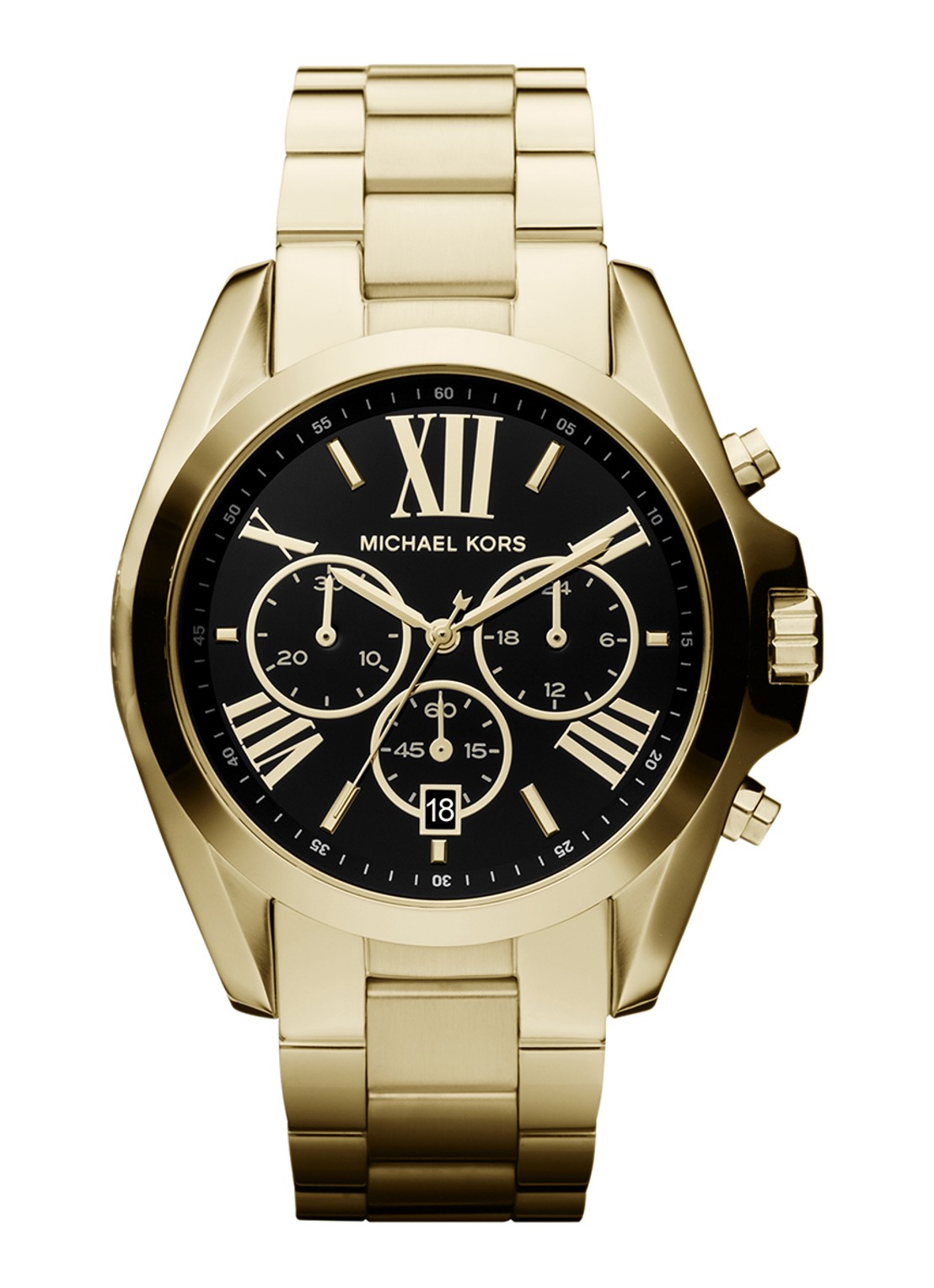 Michael Kors Bradshaw horloge MK5739 - voorkant goud