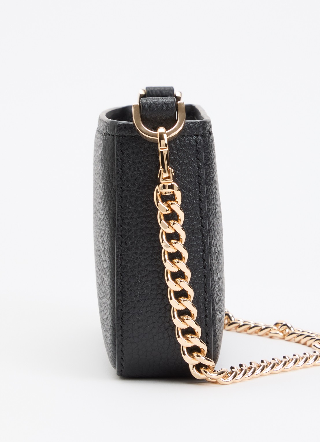Michael Kors Bryant crossbodytas van leer met afneembare schouderriem - detail 3 zwart
