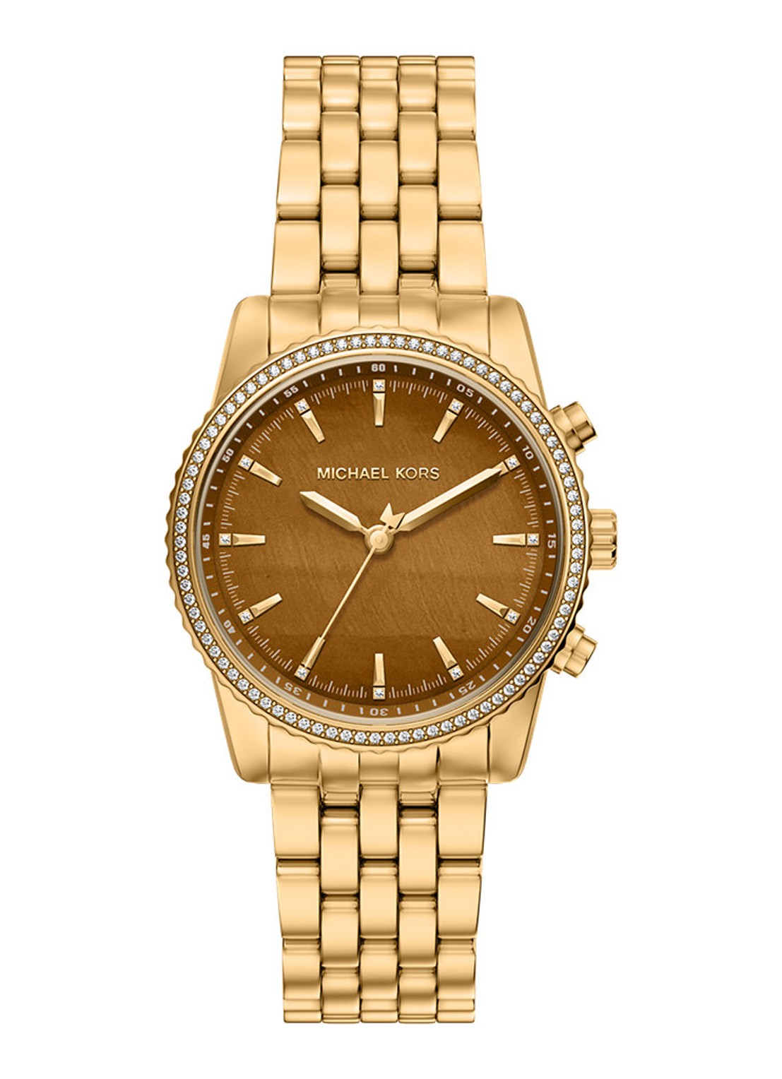 Michael Kors Bryant horloge MK7581 - voorkant 6 goud