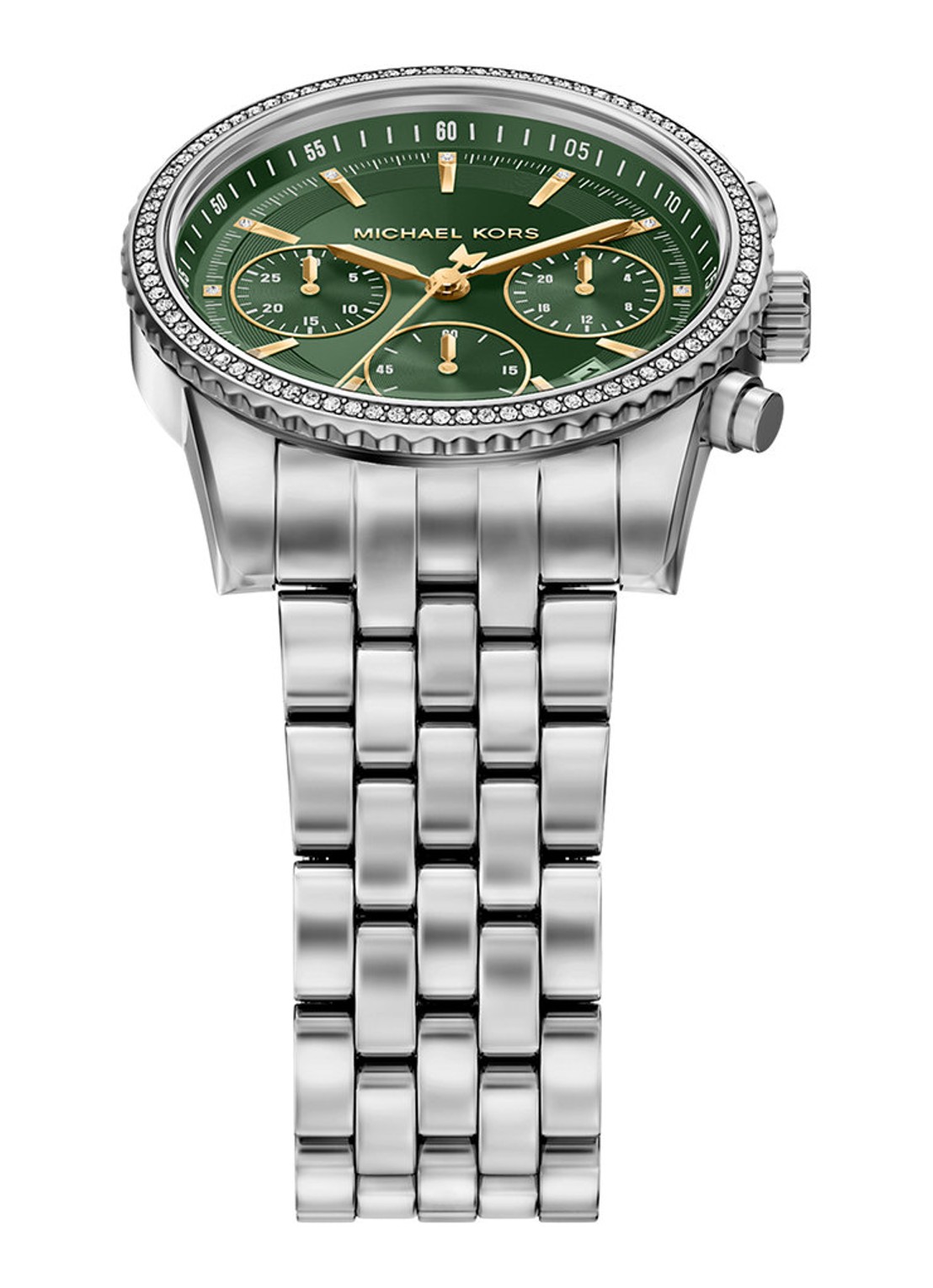 Michael Kors Bryant horloge MK7583 - detail 4 zilver
