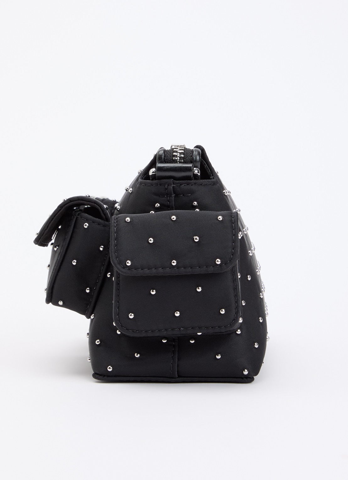 Michael Kors Dakota crossbodytas met studs en verstelbare schouderriem  - detail 4 zwart