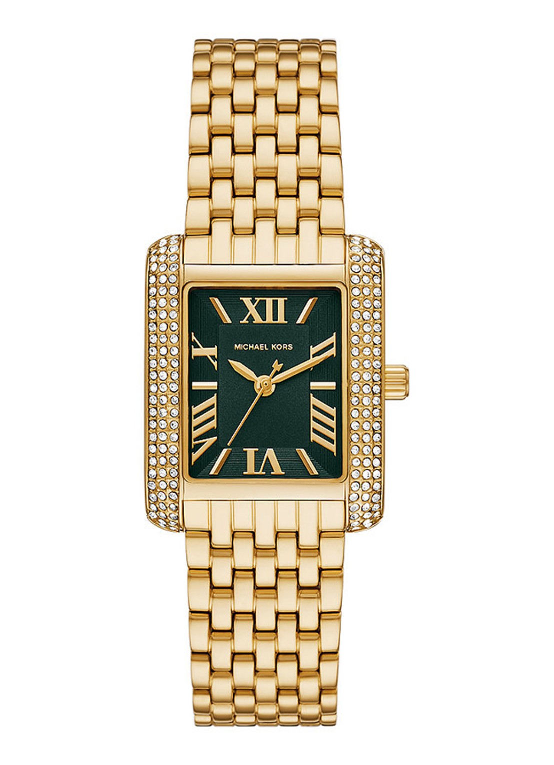 Michael Kors Emery horloge MK4742 - voorkant 3 goud