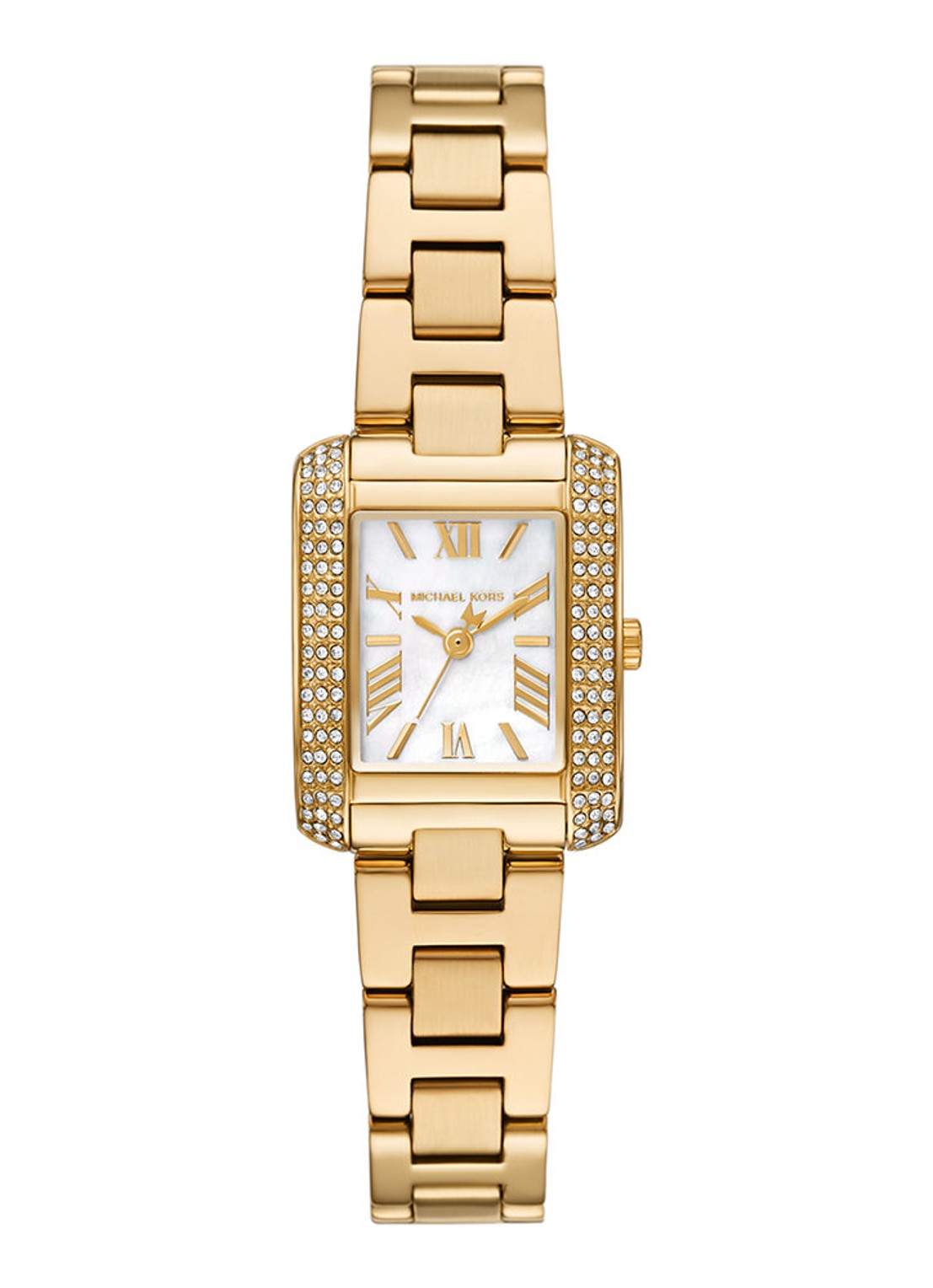 Michael Kors Emery horloge MK4867 - voorkant 3 goud
