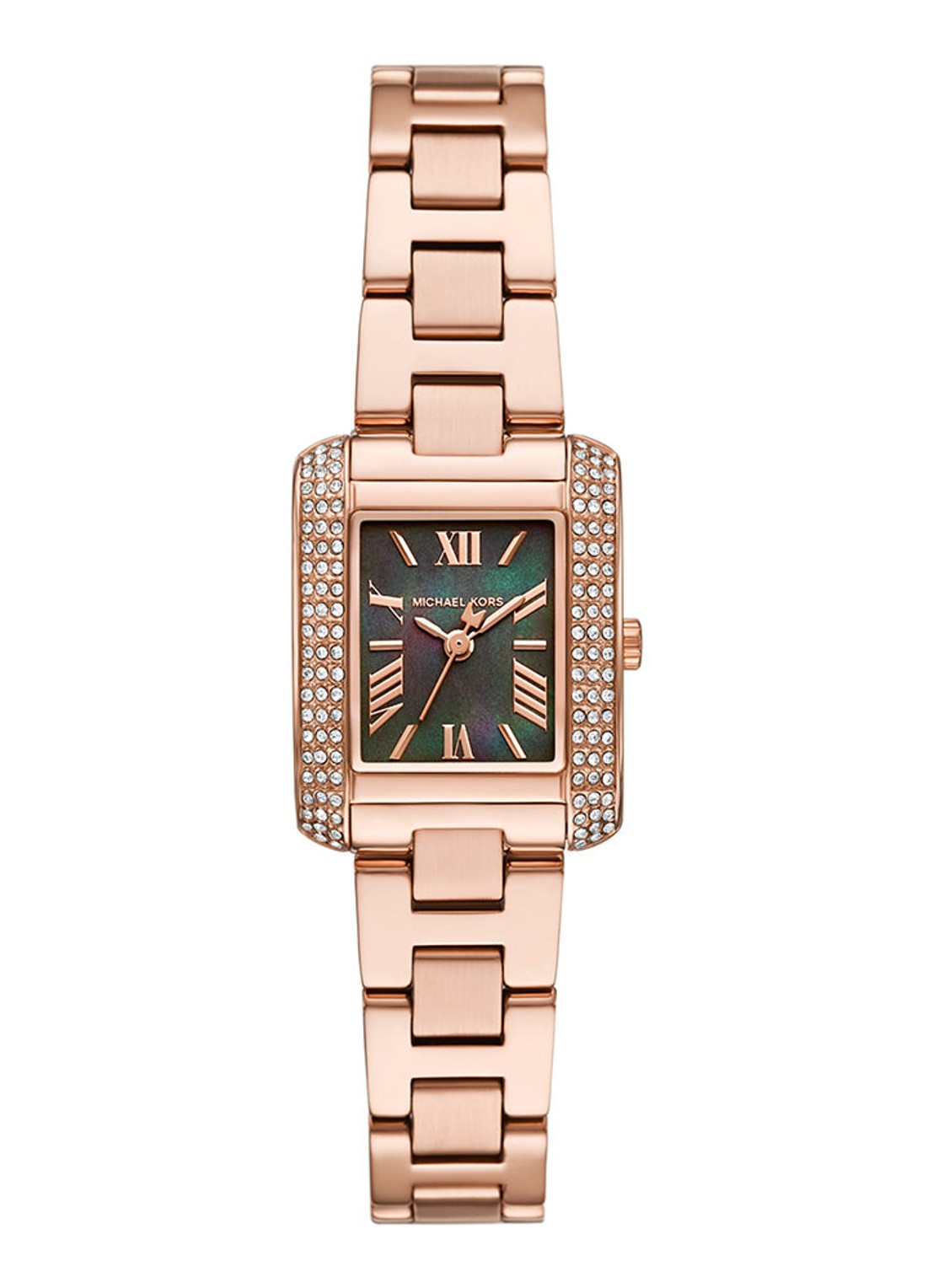 Michael Kors Emery horloge MK4868 - voorkant roségoud