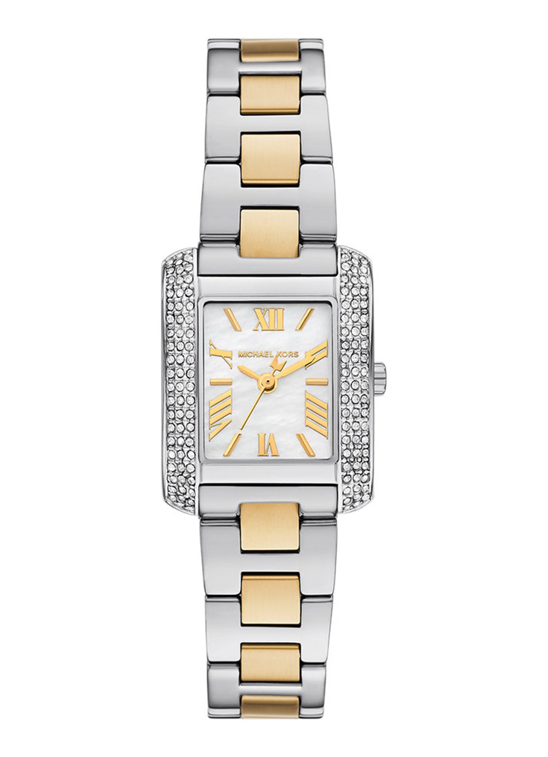Michael Kors Emery horloge MK4882 - voorkant 4 zilver