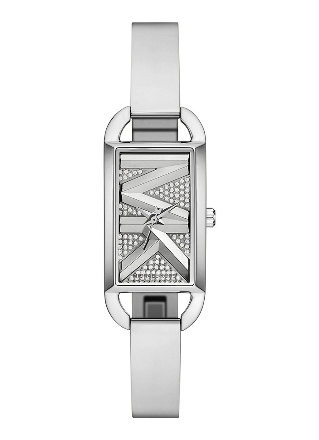 Michael Kors Empire horloge MK4841 - voorkant 3 zilver