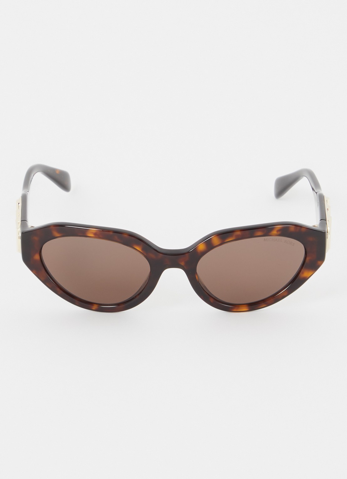 Michael Kors Empire Oval zonnebril MK2192  - detail donkerbruin