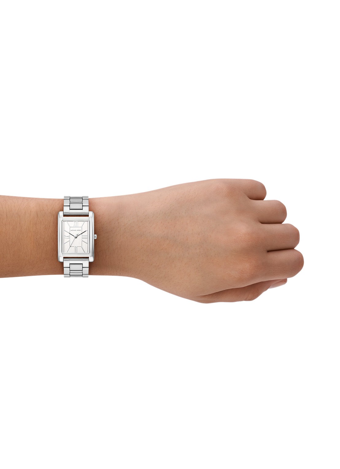 Michael Kors Essex horloge MK4906 - detail 3 zilver