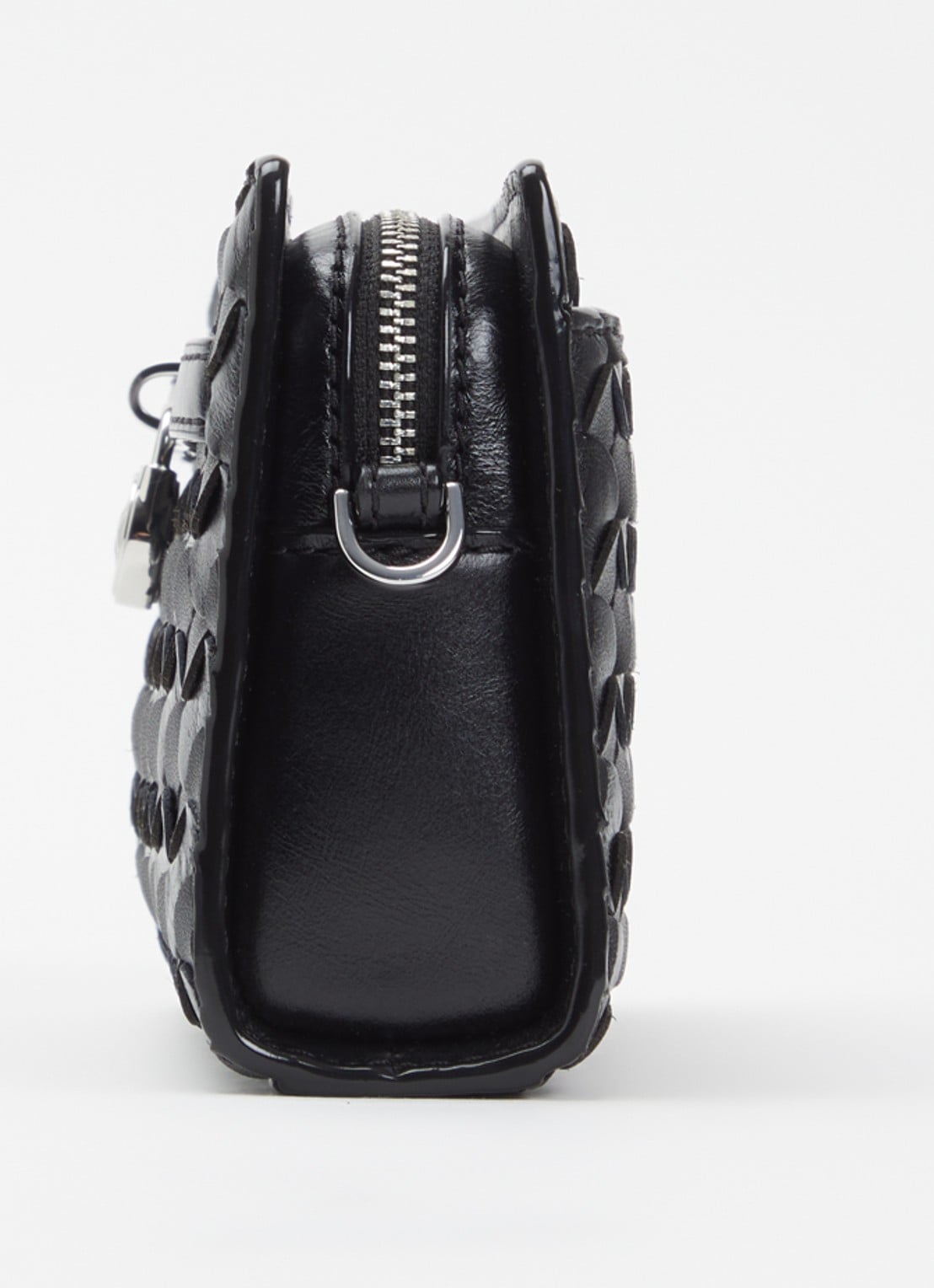 Michael Kors Hamilton Moderne XS schoudertas met gevlochten detail - detail 3 zwart