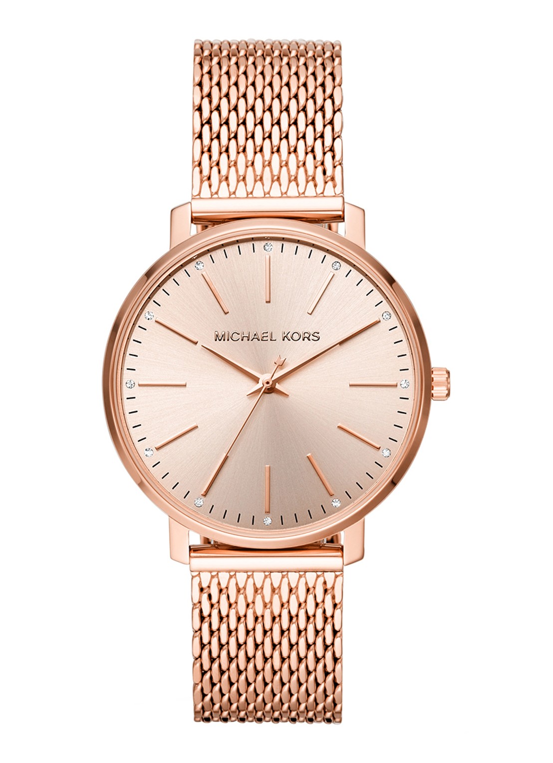 Michael Kors Horloge MK4340 - voorkant roségoud