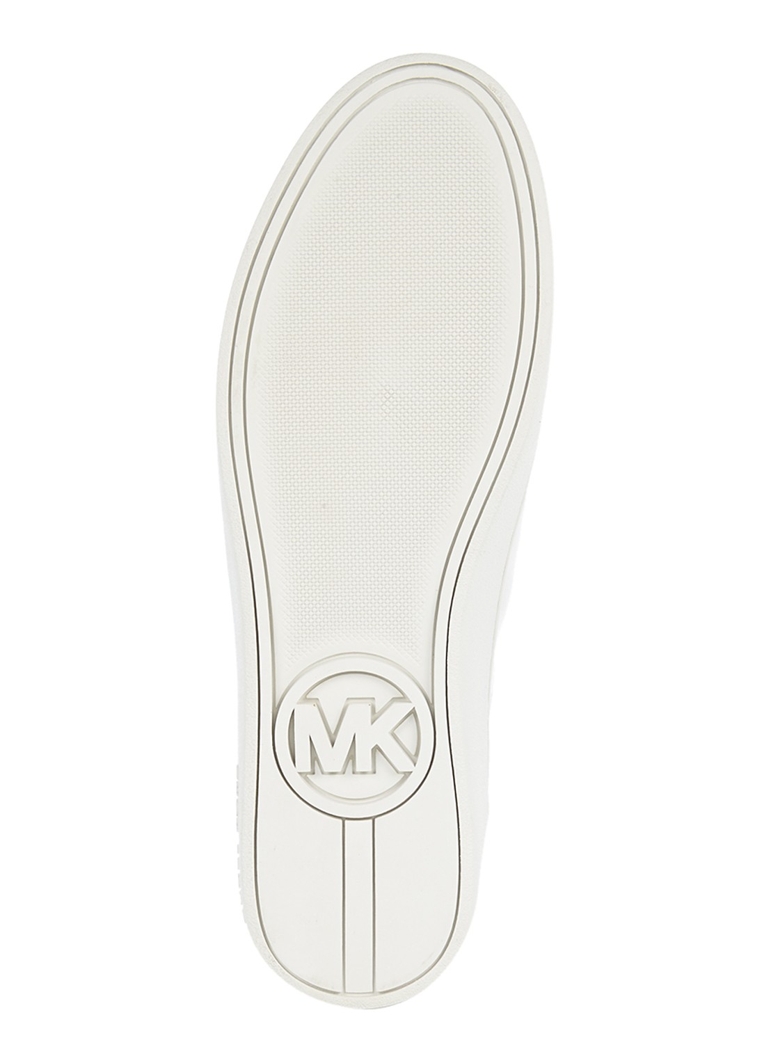 Michael Kors Irving sneaker van leer - detail 3 wit