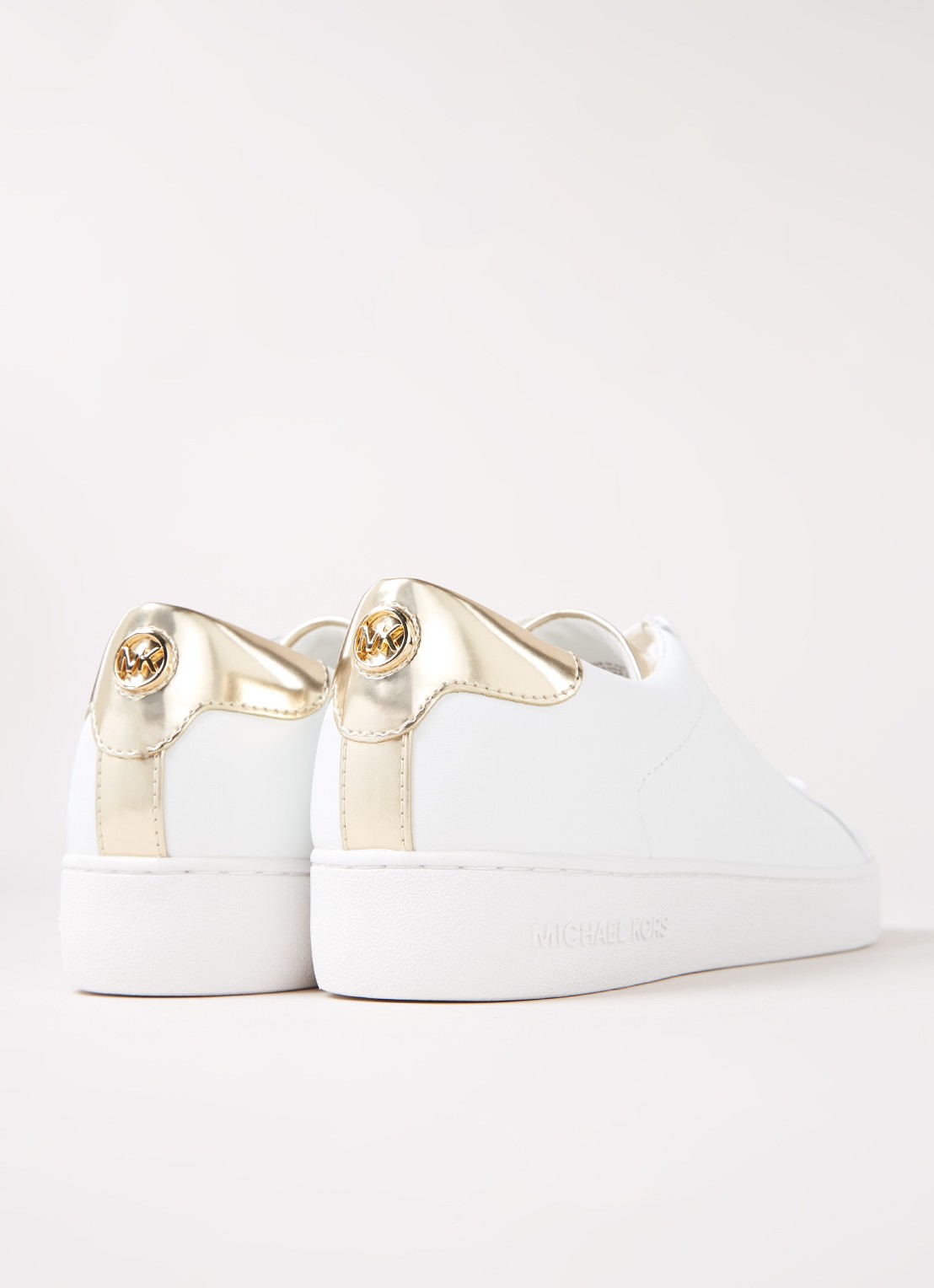 Michael Kors Irving sneaker van leer - detail 4 wit