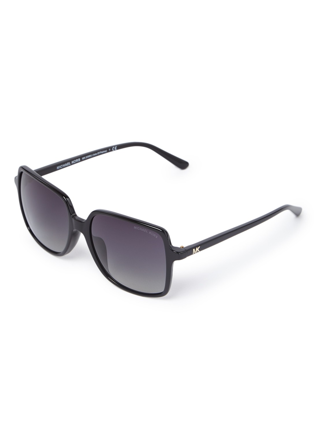 Michael Kors Isle Of Palms zonnebril gepolariseerd MK2098U - voorkant zwart