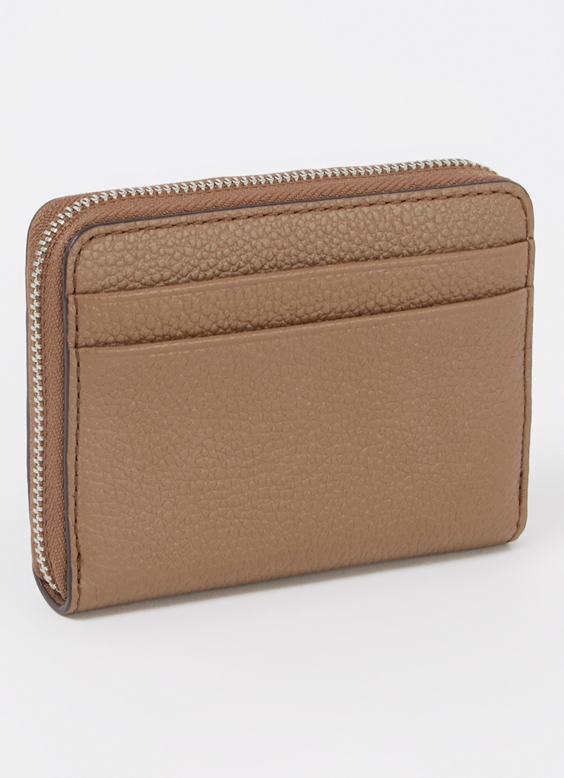 Michael Kors Jet Set Small portemonnee van leer - achterkant 3 beige