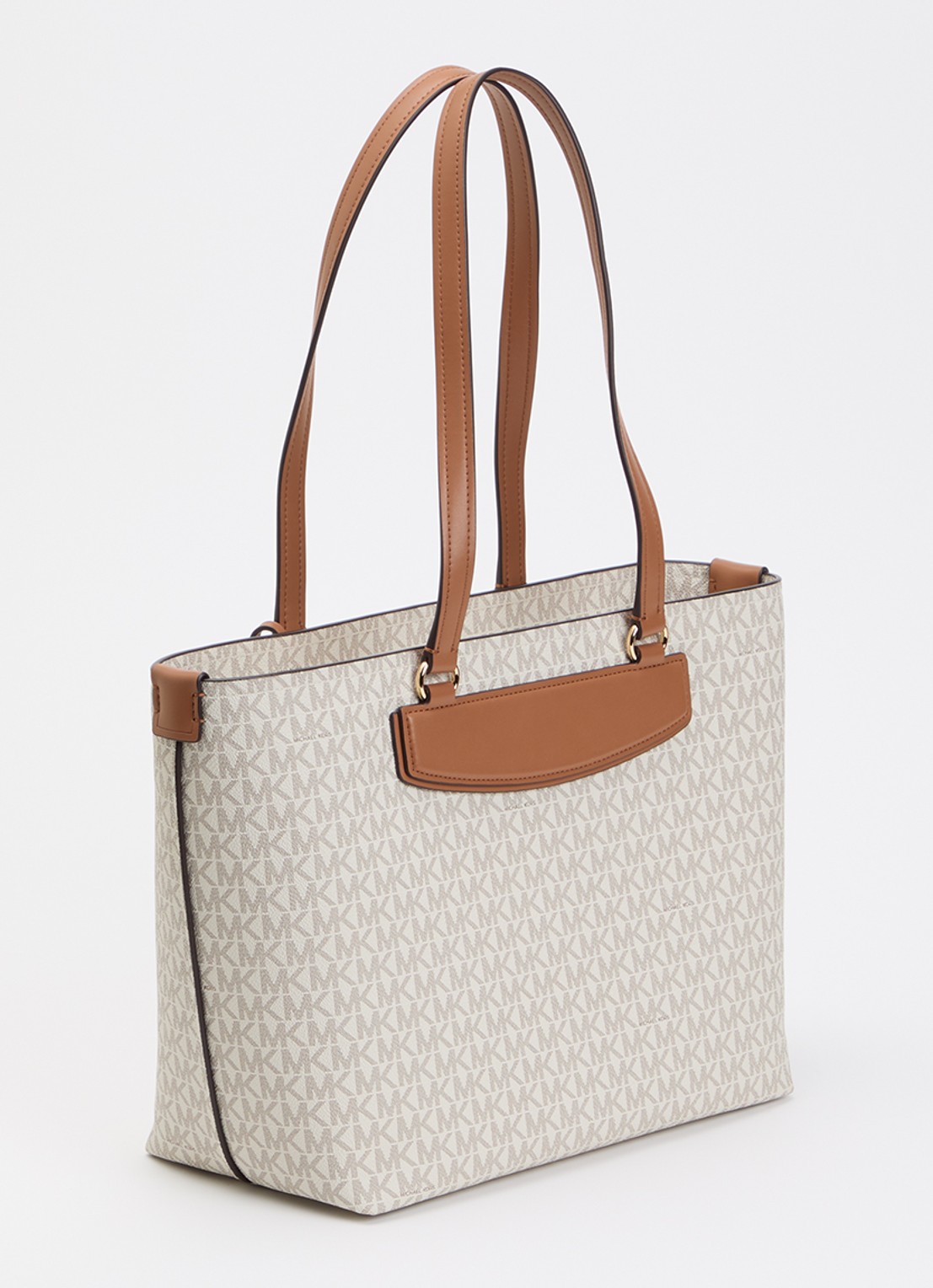 Michael Kors Jet Set Travel shopper met logoprint - achterkant 6 ivoor