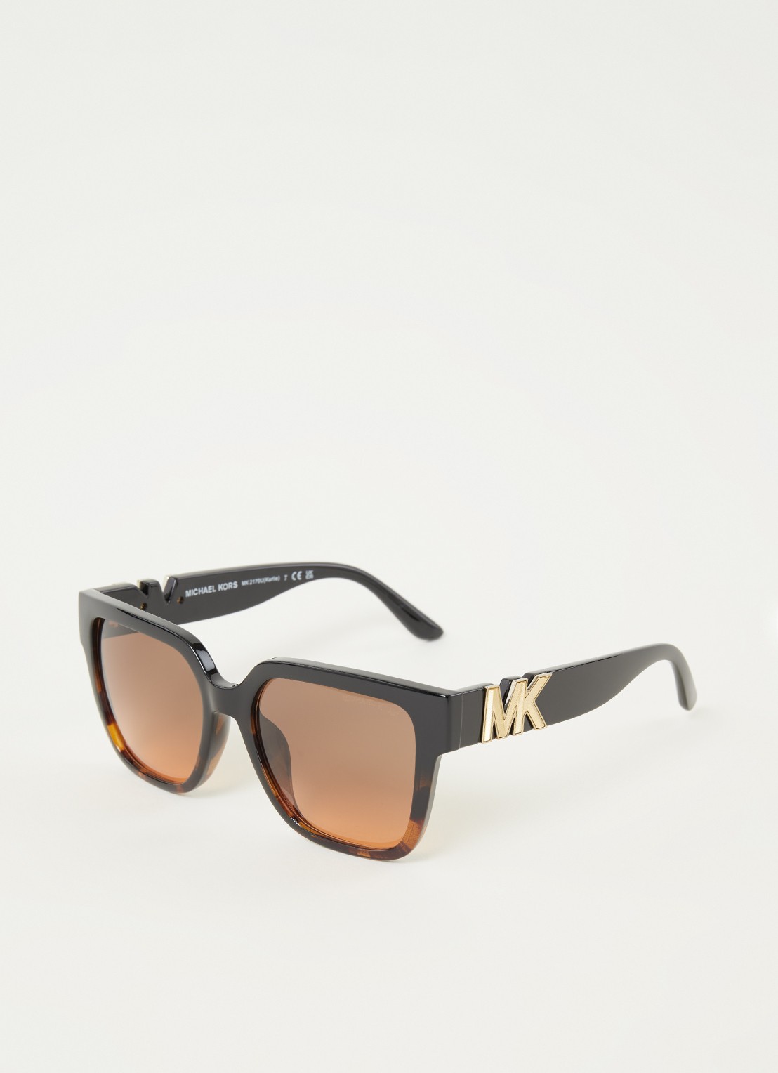 Michael Kors Karlie zonnebril MK2170U - voorkant zwart