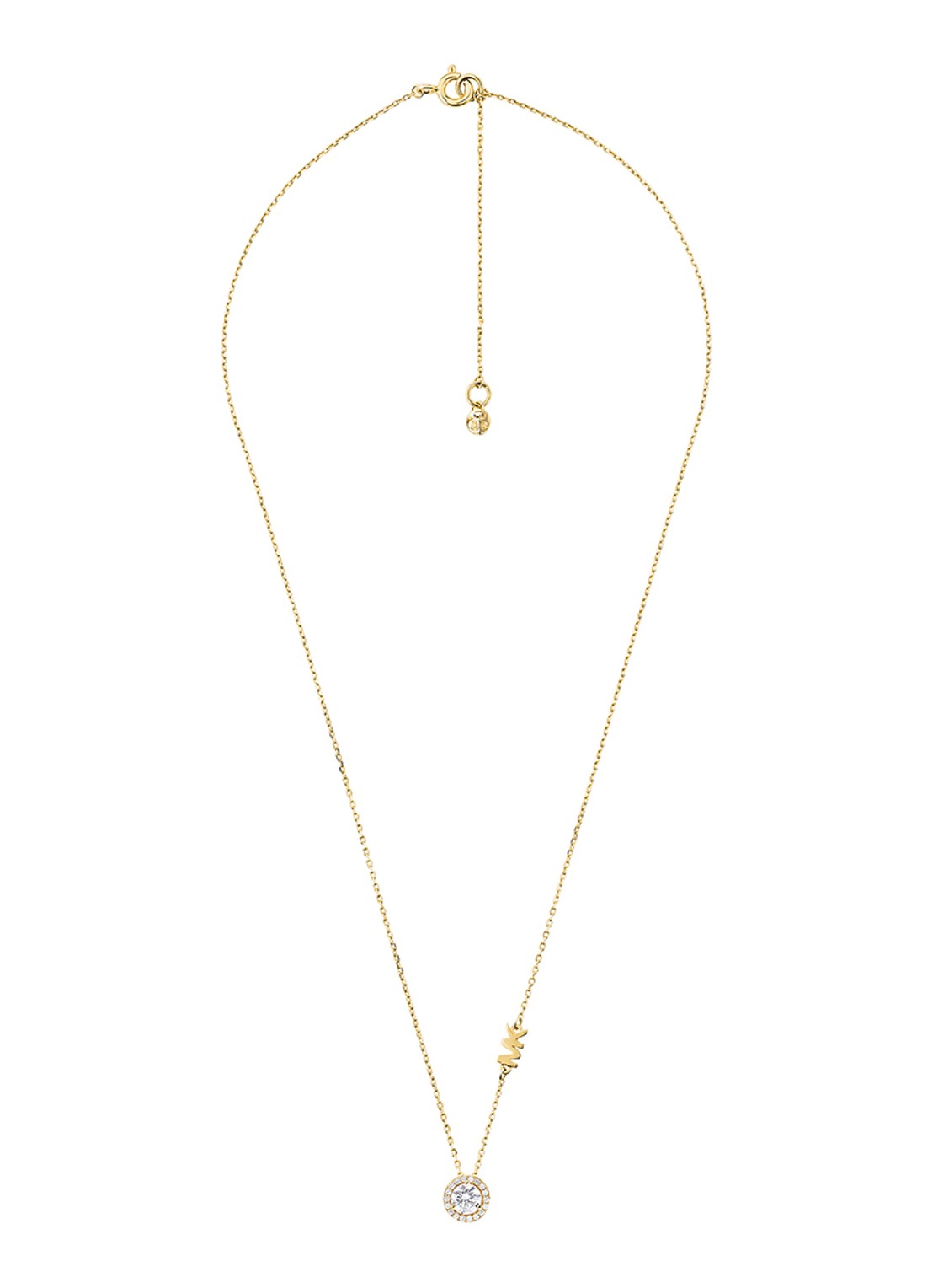 Michael Kors Ketting verguld MKC1208AN710 - voorkant 2 goud