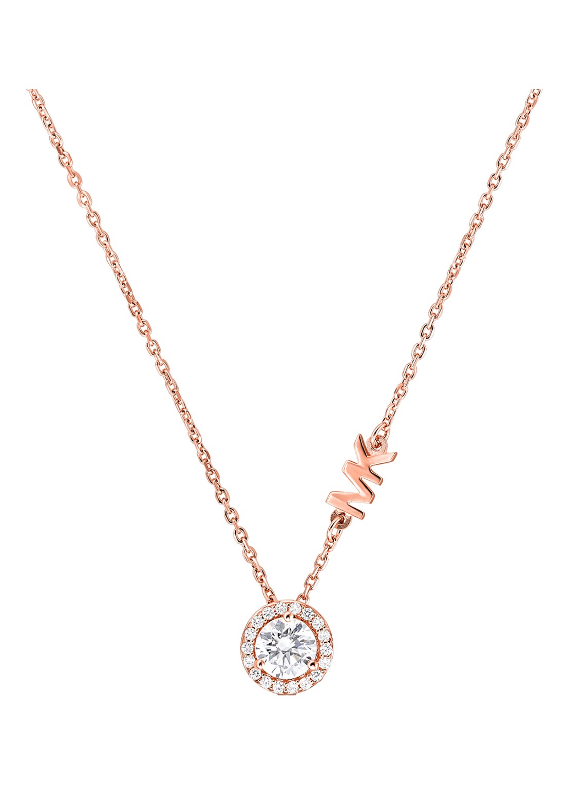 Michael Kors Ketting verguld MKC1208AN791 - voorkant roségoud
