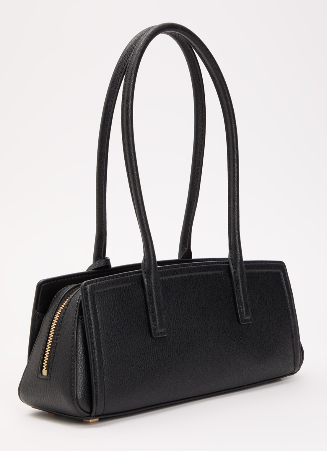Michael Kors Laila Small handtas van leer met logo - achterkant zwart