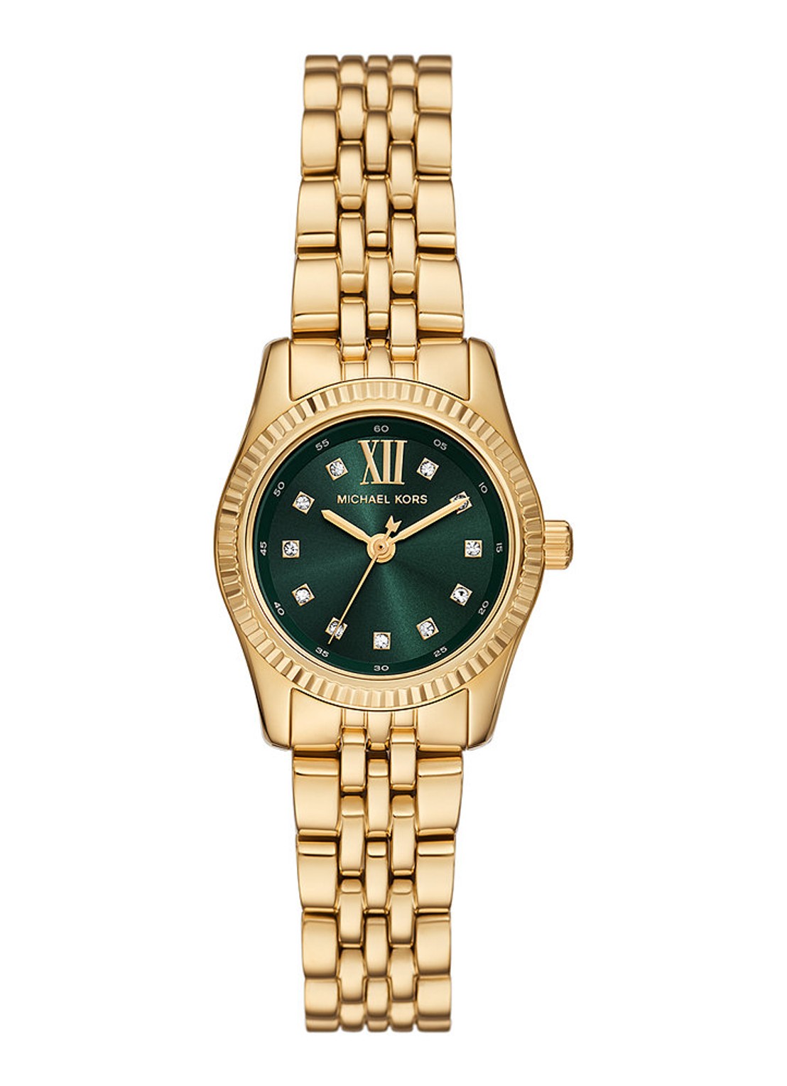 Michael Kors Lexington horloge MK4842 - voorkant 3 goud