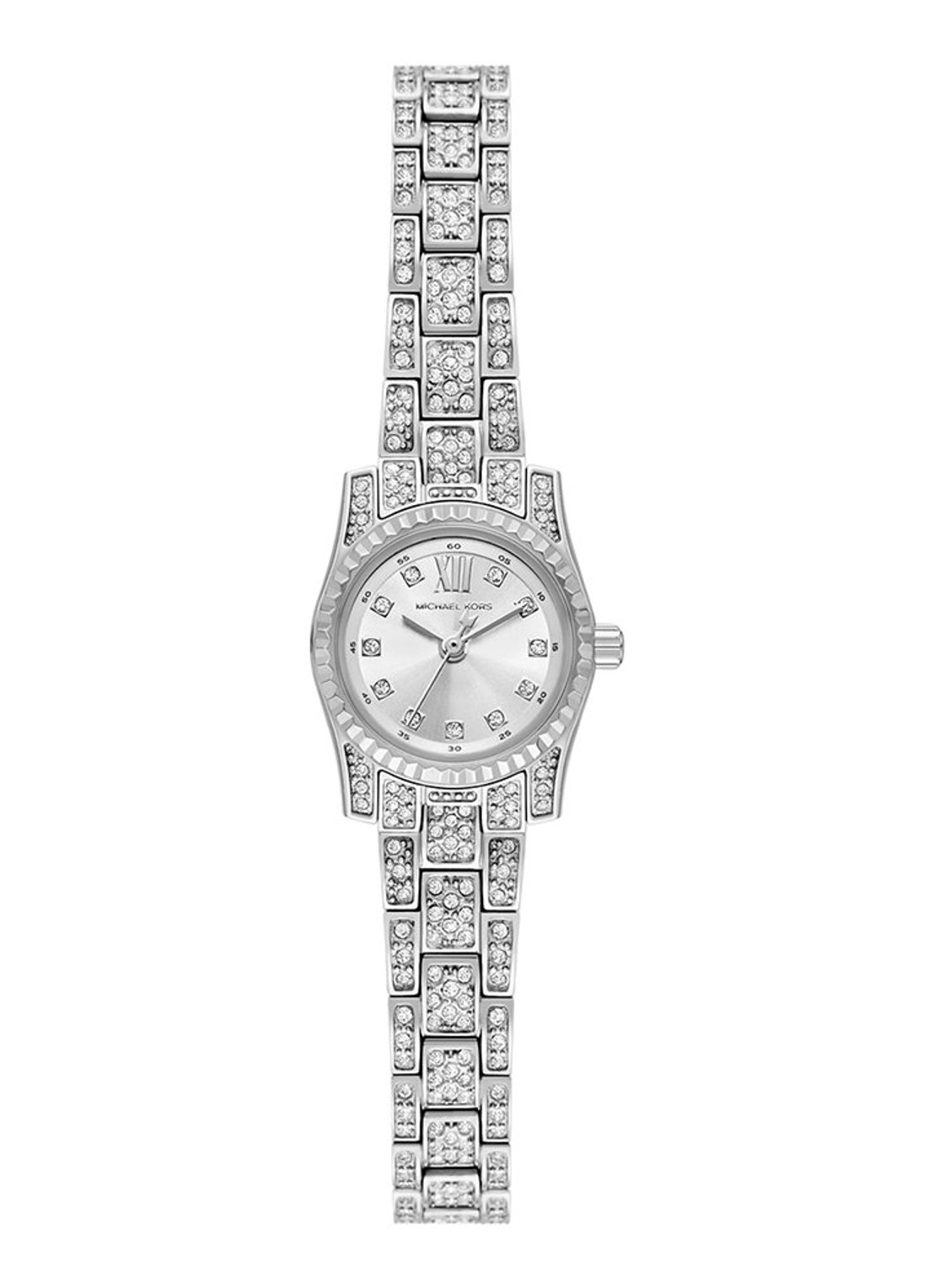 Michael Kors Lexington horloge MK4864 - voorkant 3 zilver
