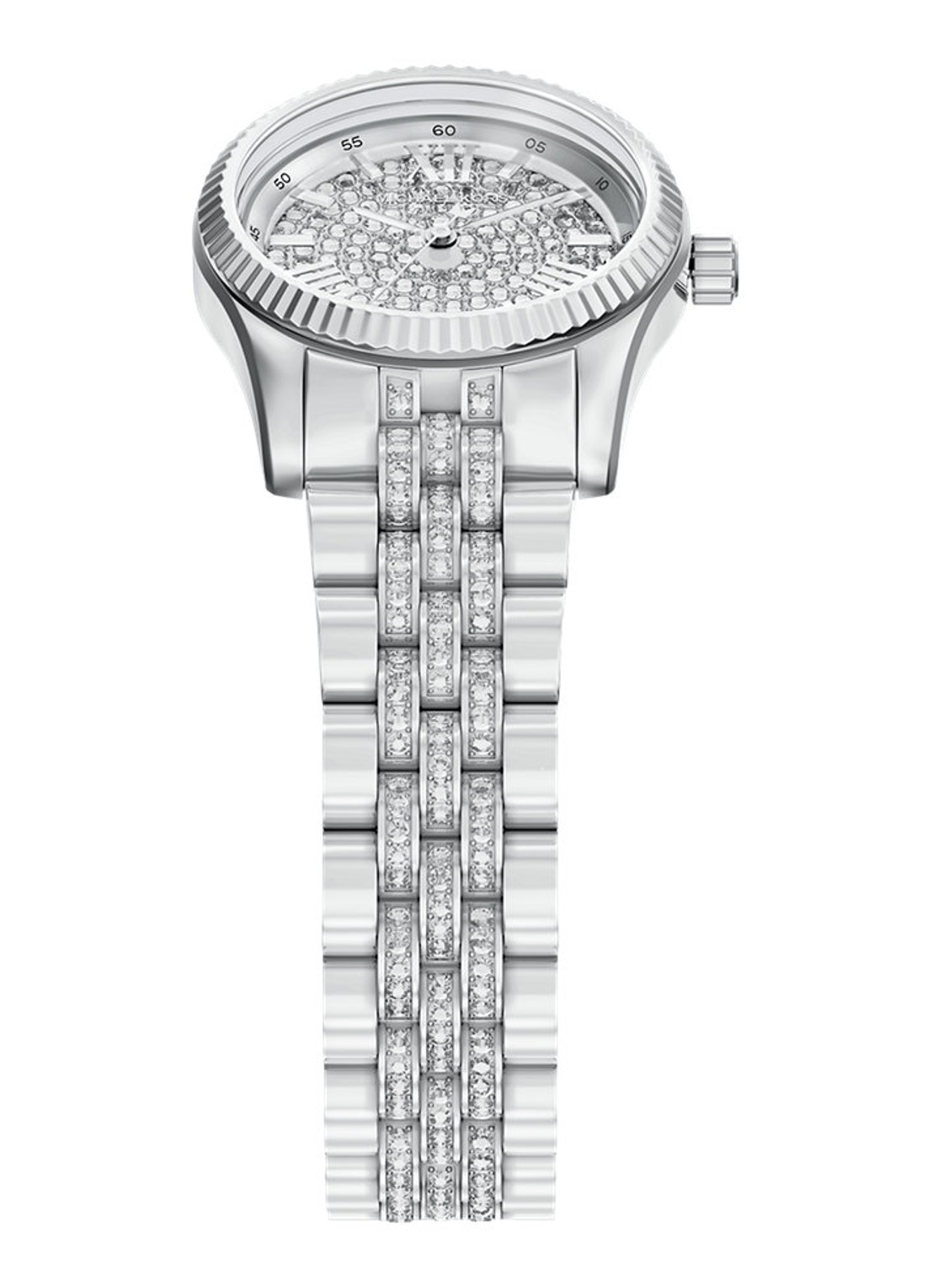 Michael Kors Lexington horloge MK7577 - detail 3 zilver