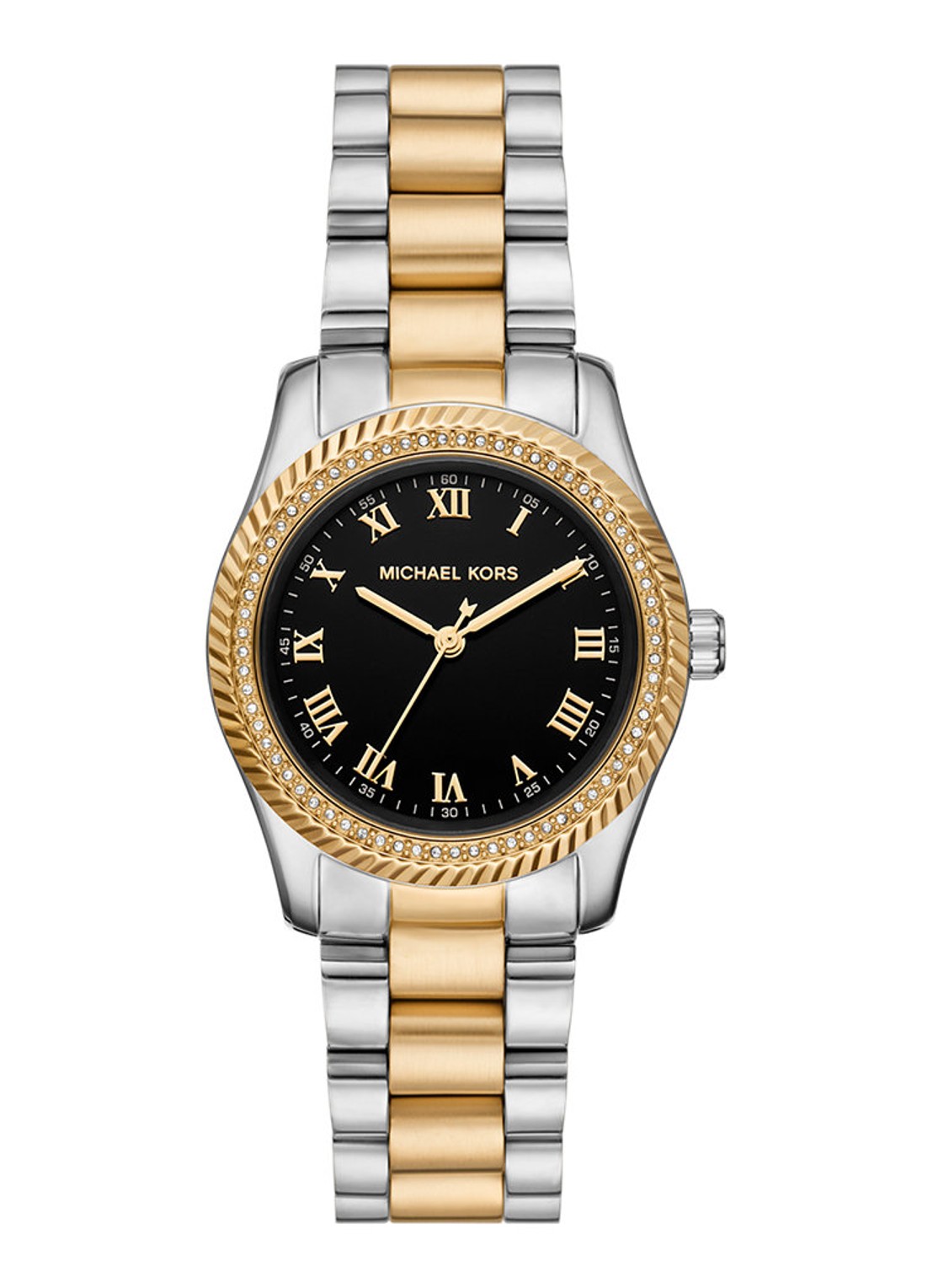 Michael Kors Lexington horloge MK7625 - voorkant zilver