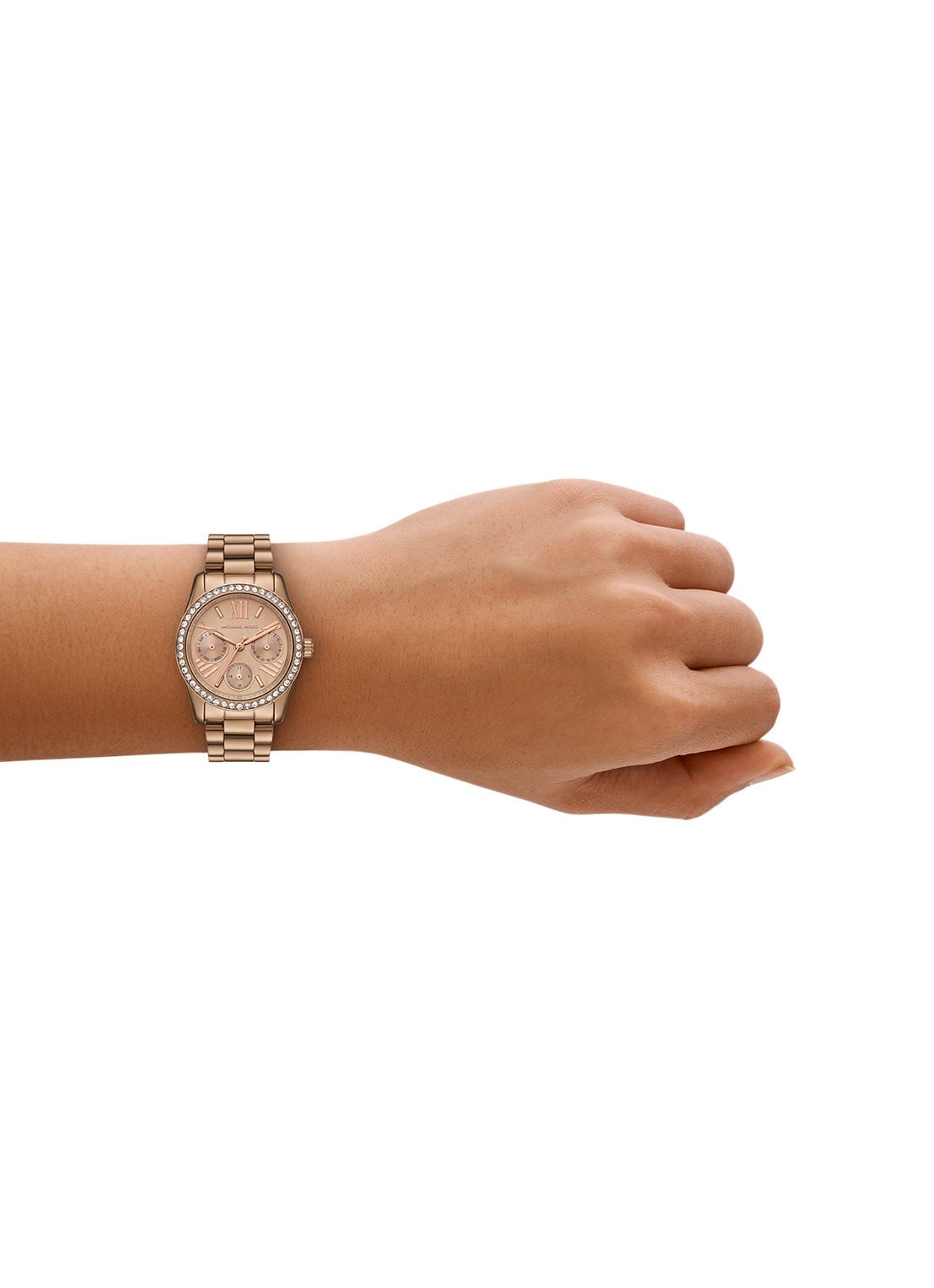 Michael Kors Lexington horloge MK7631 - detail 4 roségoud