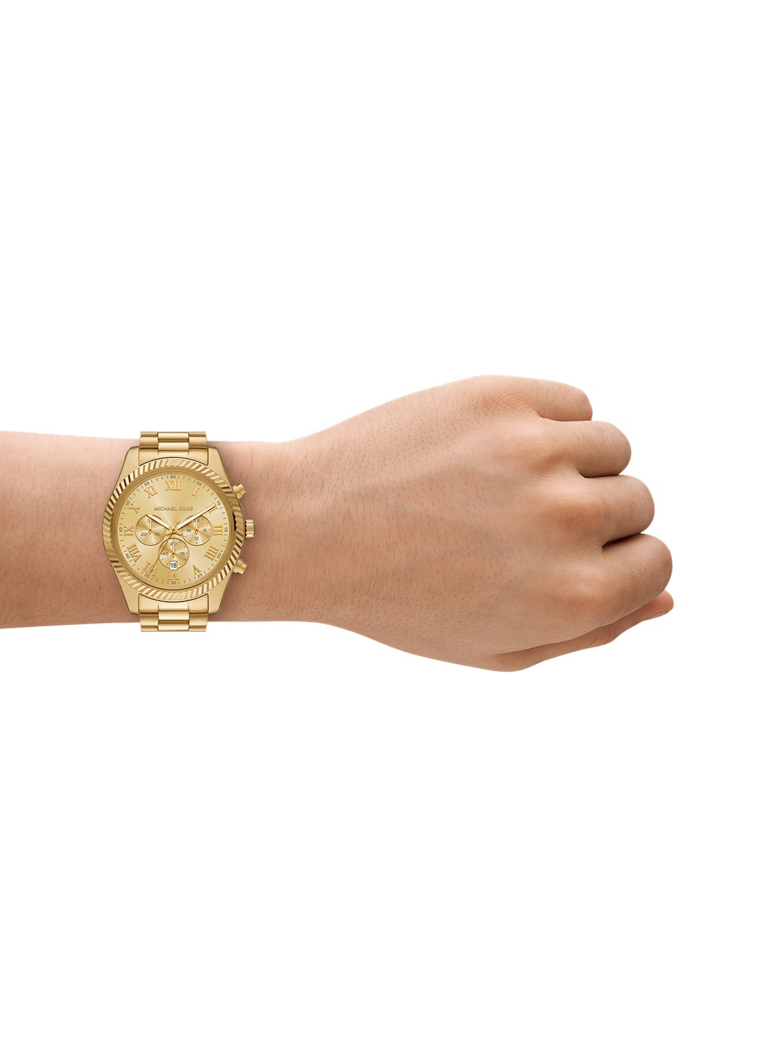 Michael Kors Lexington horloge MK9276 - detail 5 goud