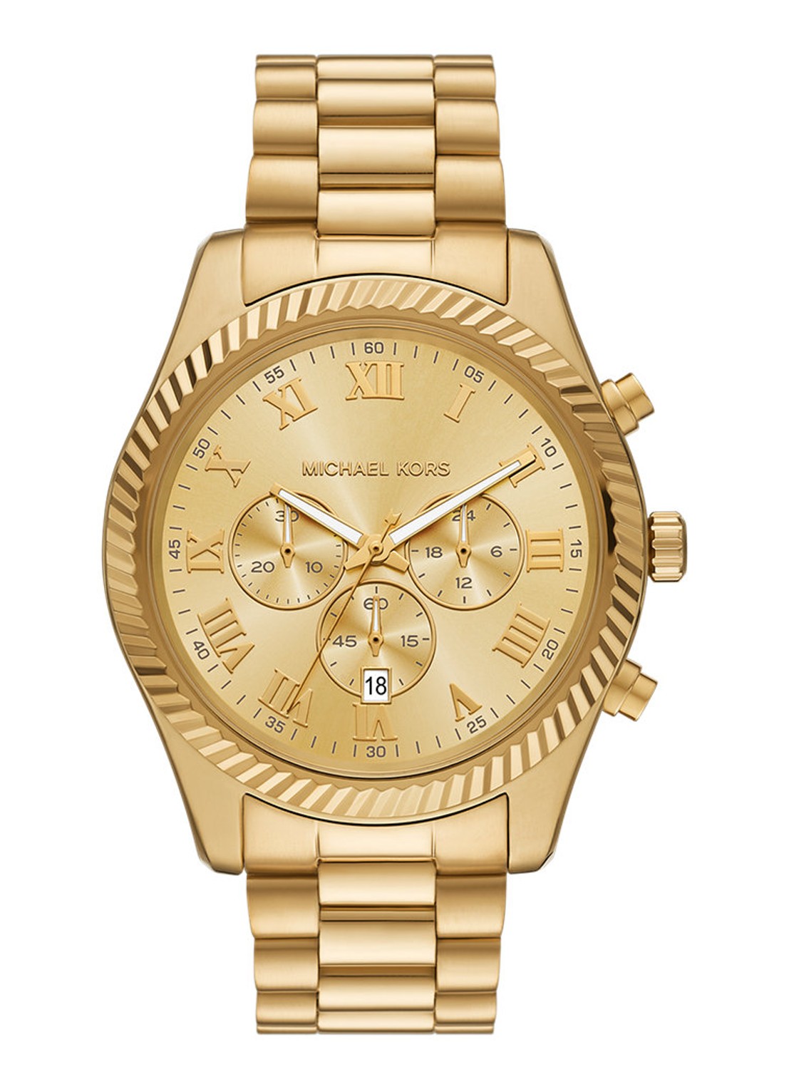 Michael Kors Lexington horloge MK9276 - voorkant goud