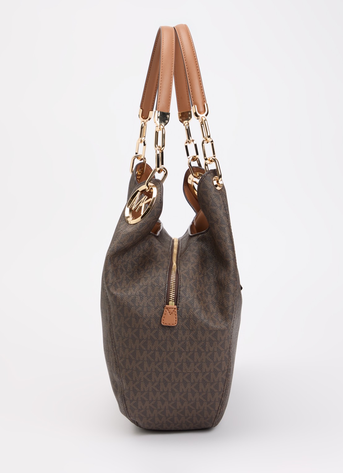 Michael Kors Lillie Large schoudertas met logo - detail 5 bruin