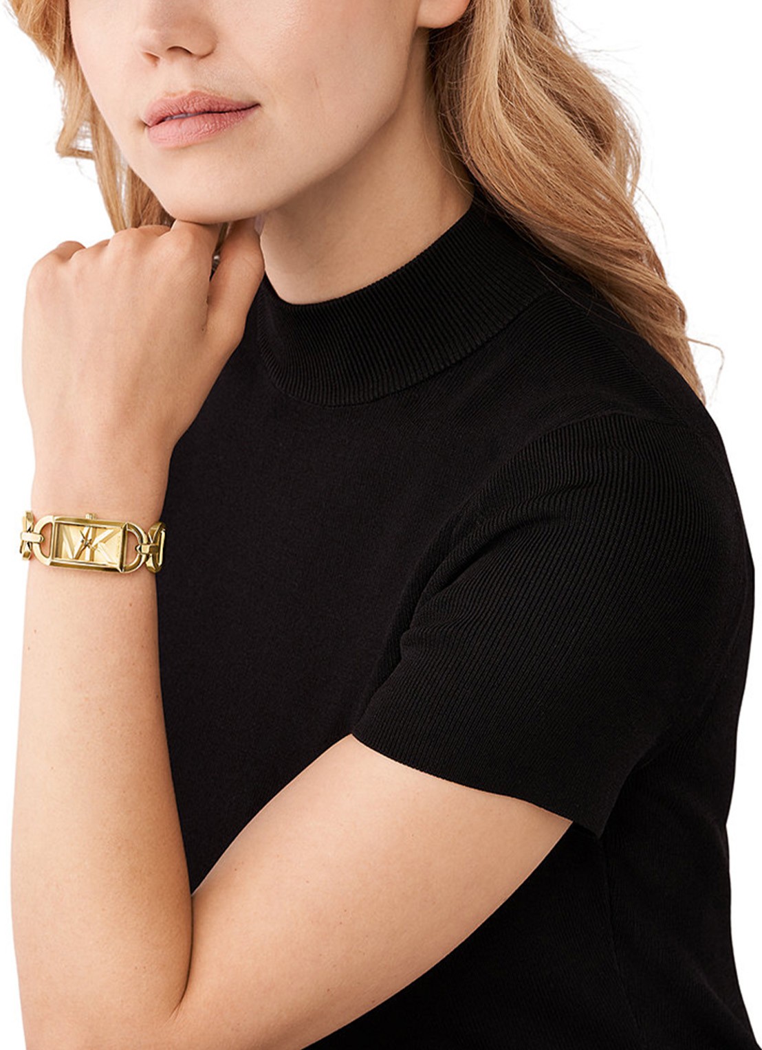 Michael Kors Mk Empire horloge MK7406 - voorkant 2 goud