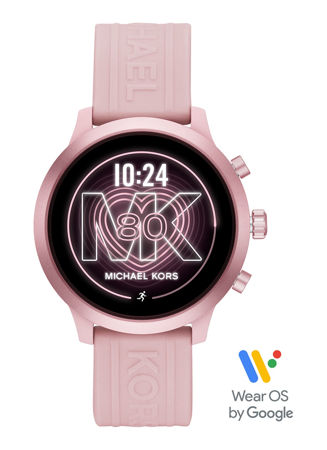 Michael Kors MK Go Display smartwatch Gen 4S MKT5070 - voorkant roze