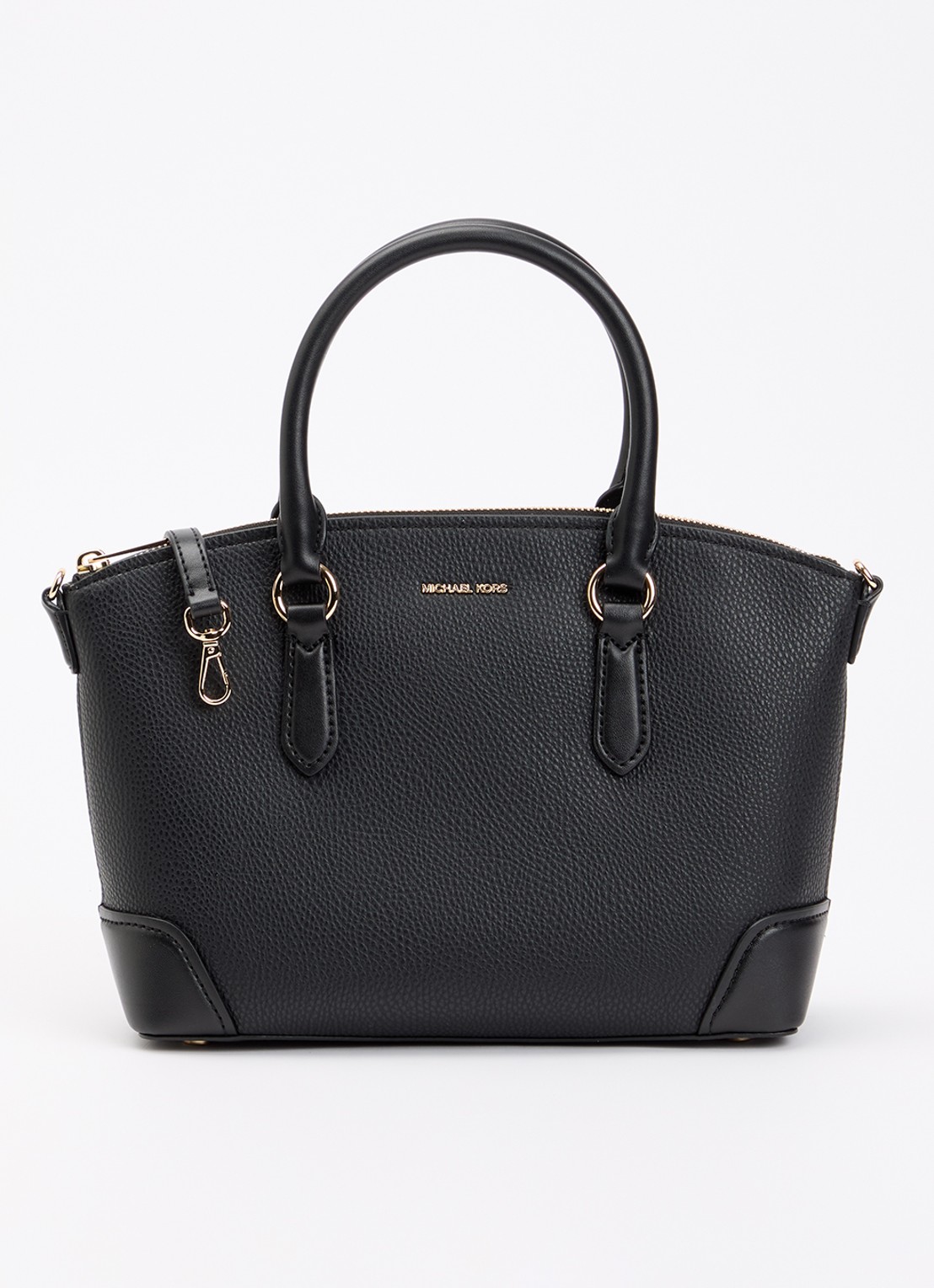 Michael Kors Murphy handtas met afneembare schouderriem - voorkant zwart