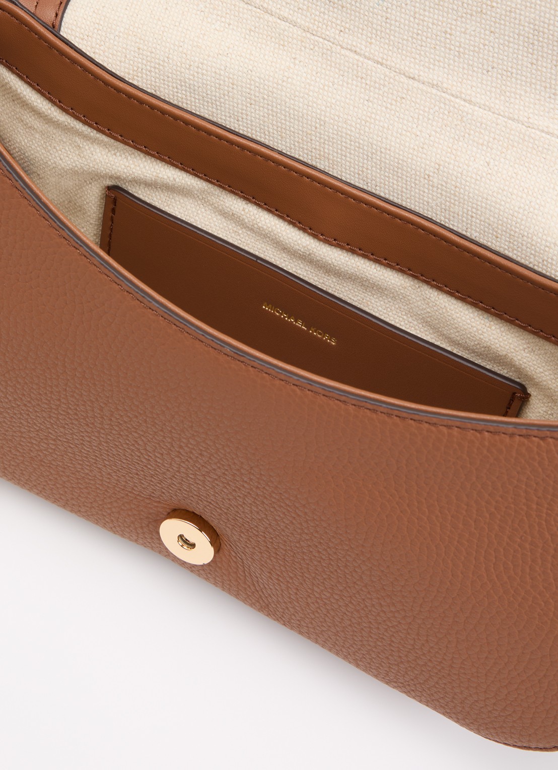 Michael Kors Nolita Medium schoudertas van leer met afneembare schouderriem - detail 5 camel