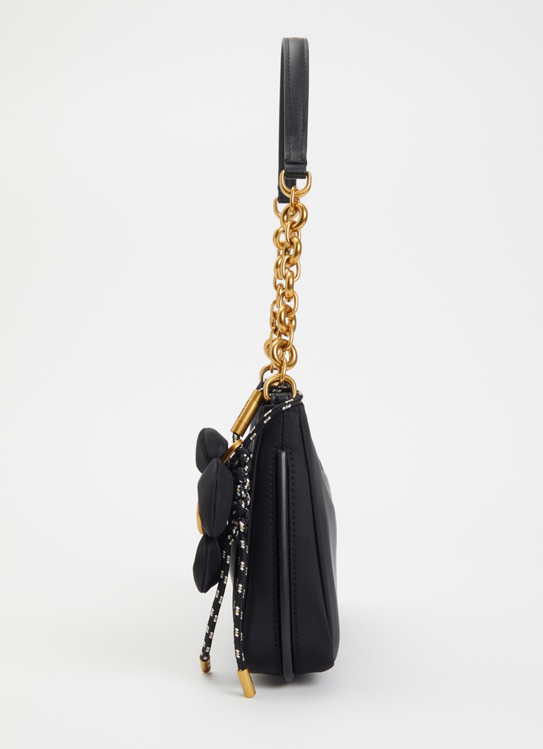 Michael Kors Nolita schoudertas met tasbedel  - detail 4 zwart