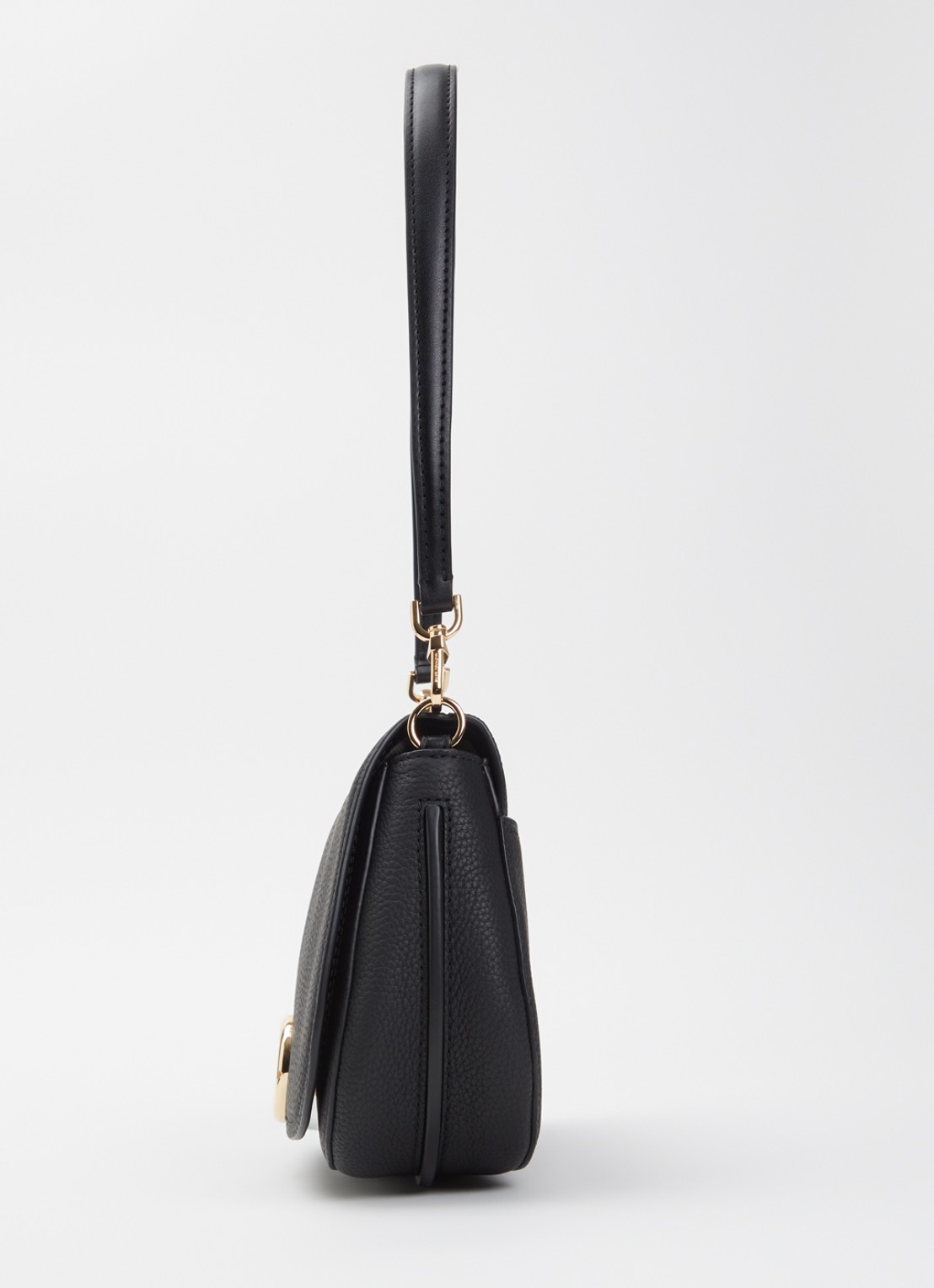 Michael Kors Nolita schoudertas van leer met logo en afneembare schouderriem  - detail 6 zwart